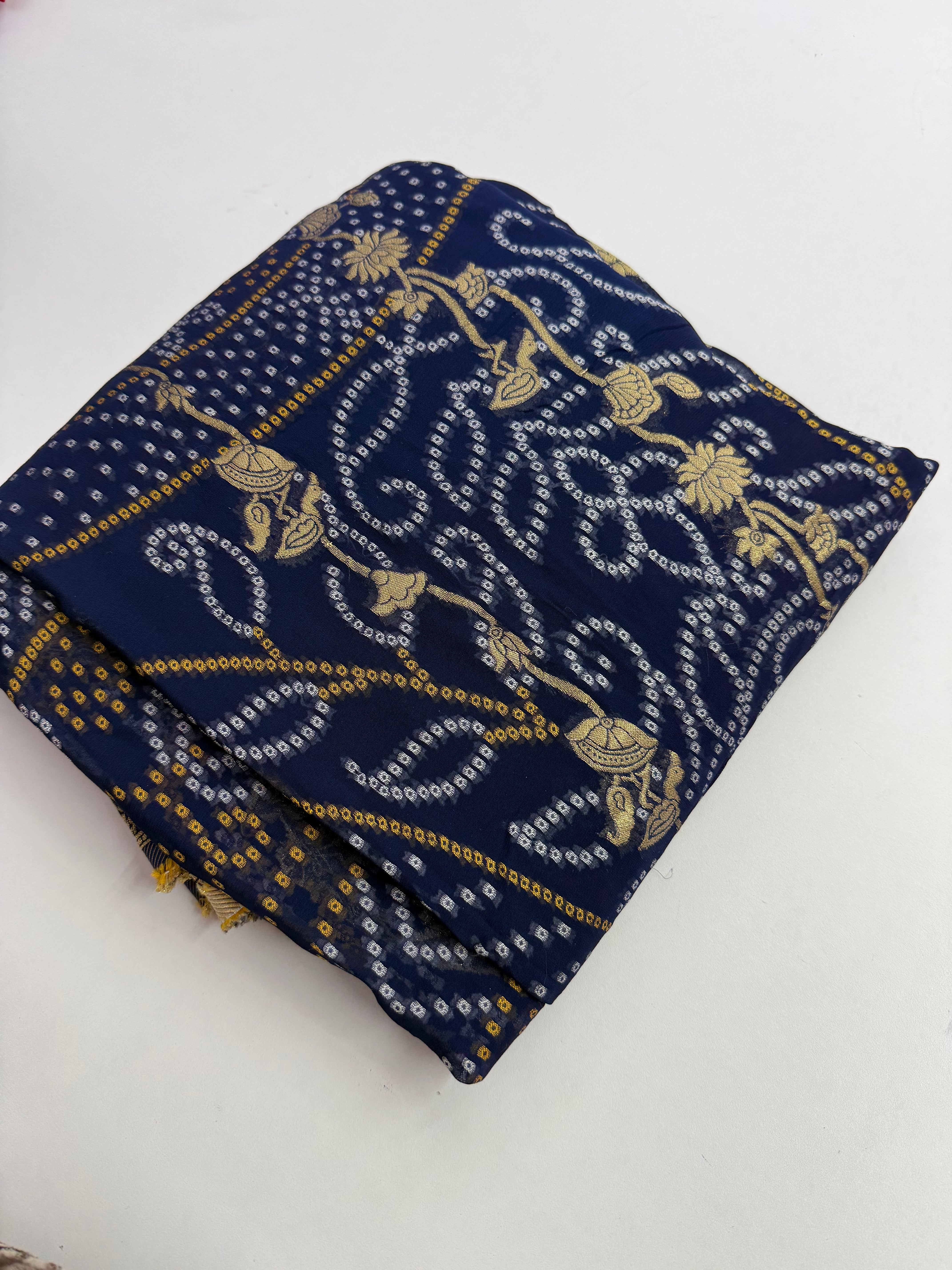 Khaddi georgette saree