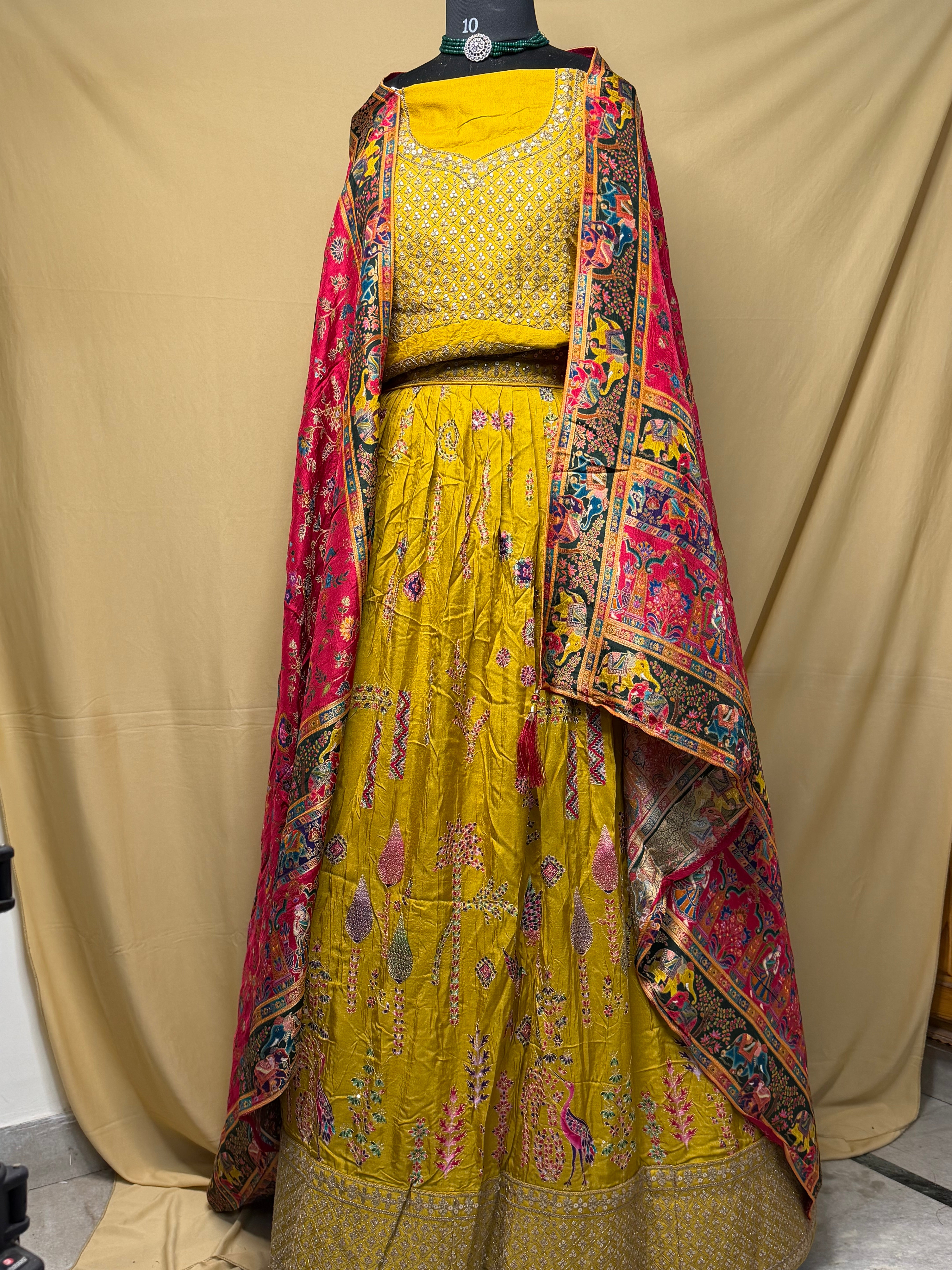 Pashmina lehanga