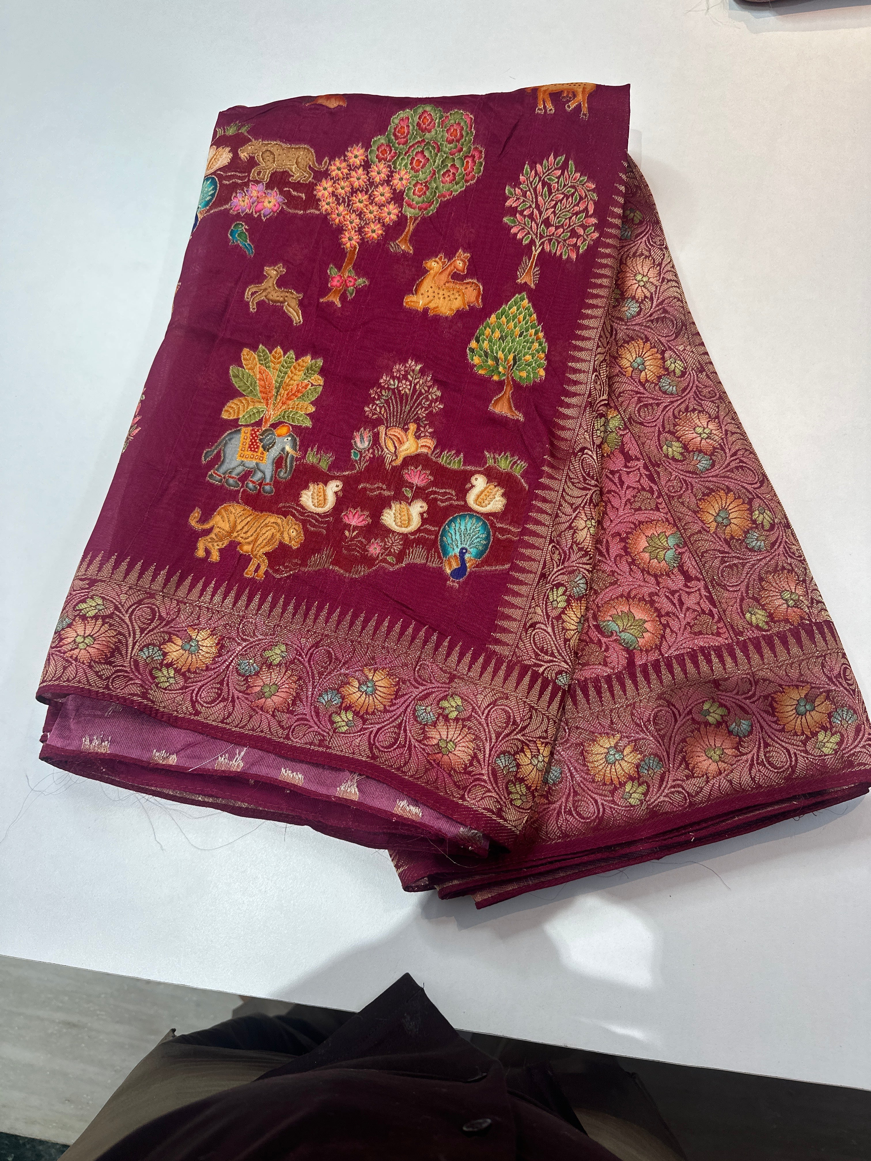 Kosa Georgette saree