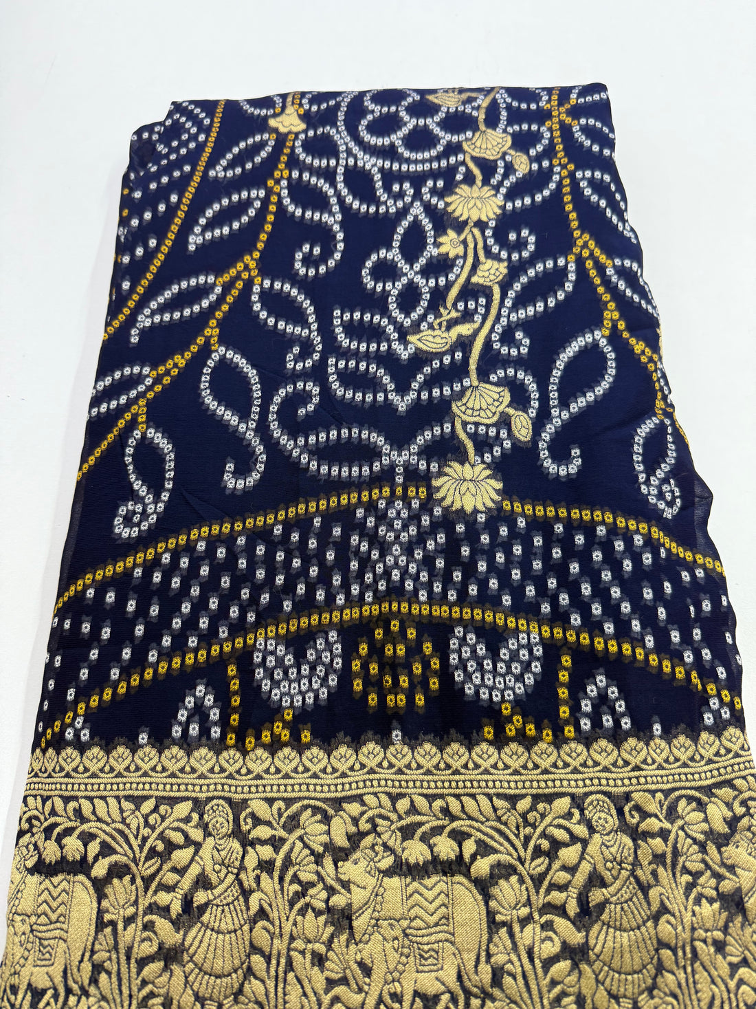 Khaddi georgette saree