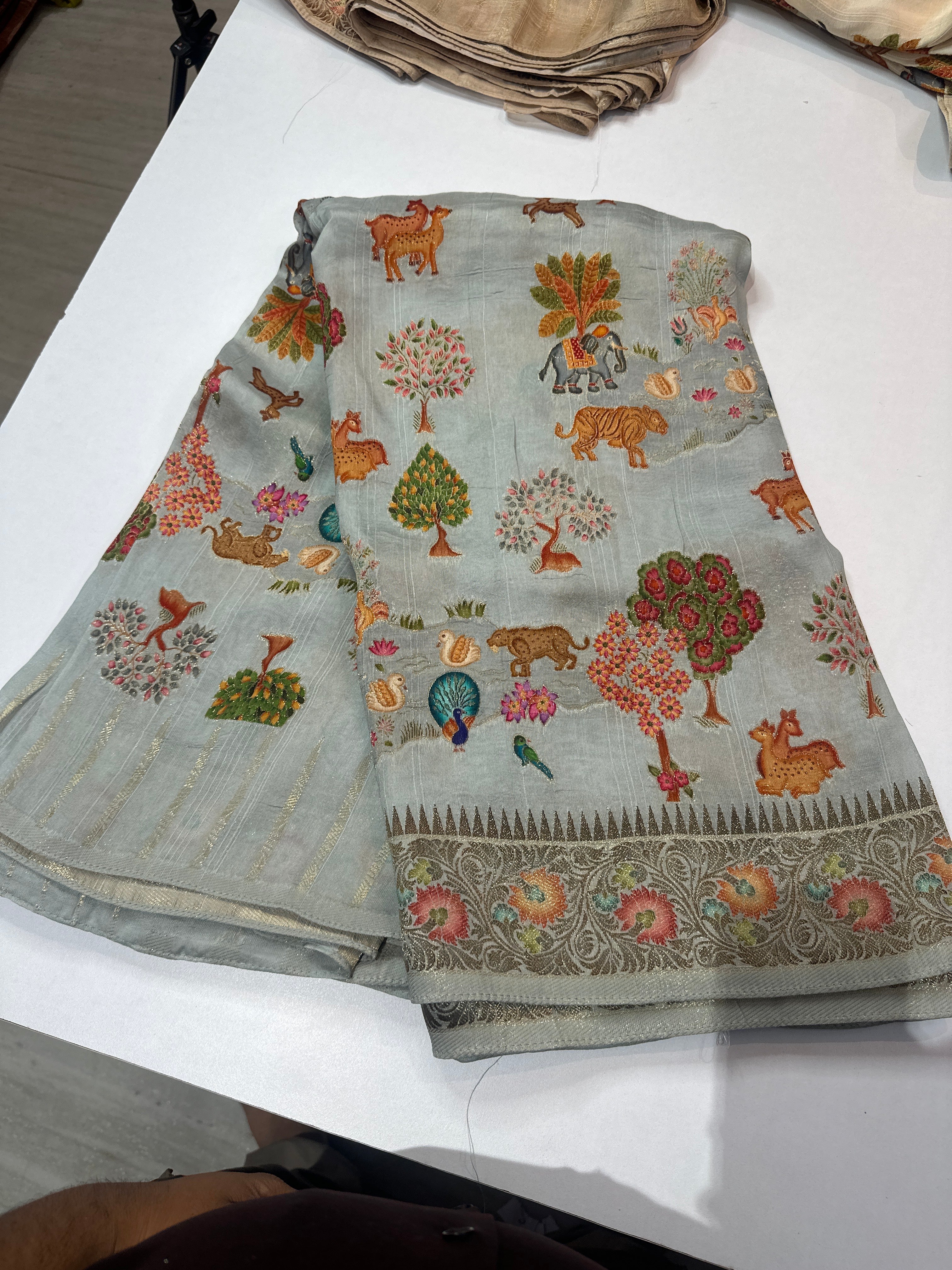 Kosa Georgette saree