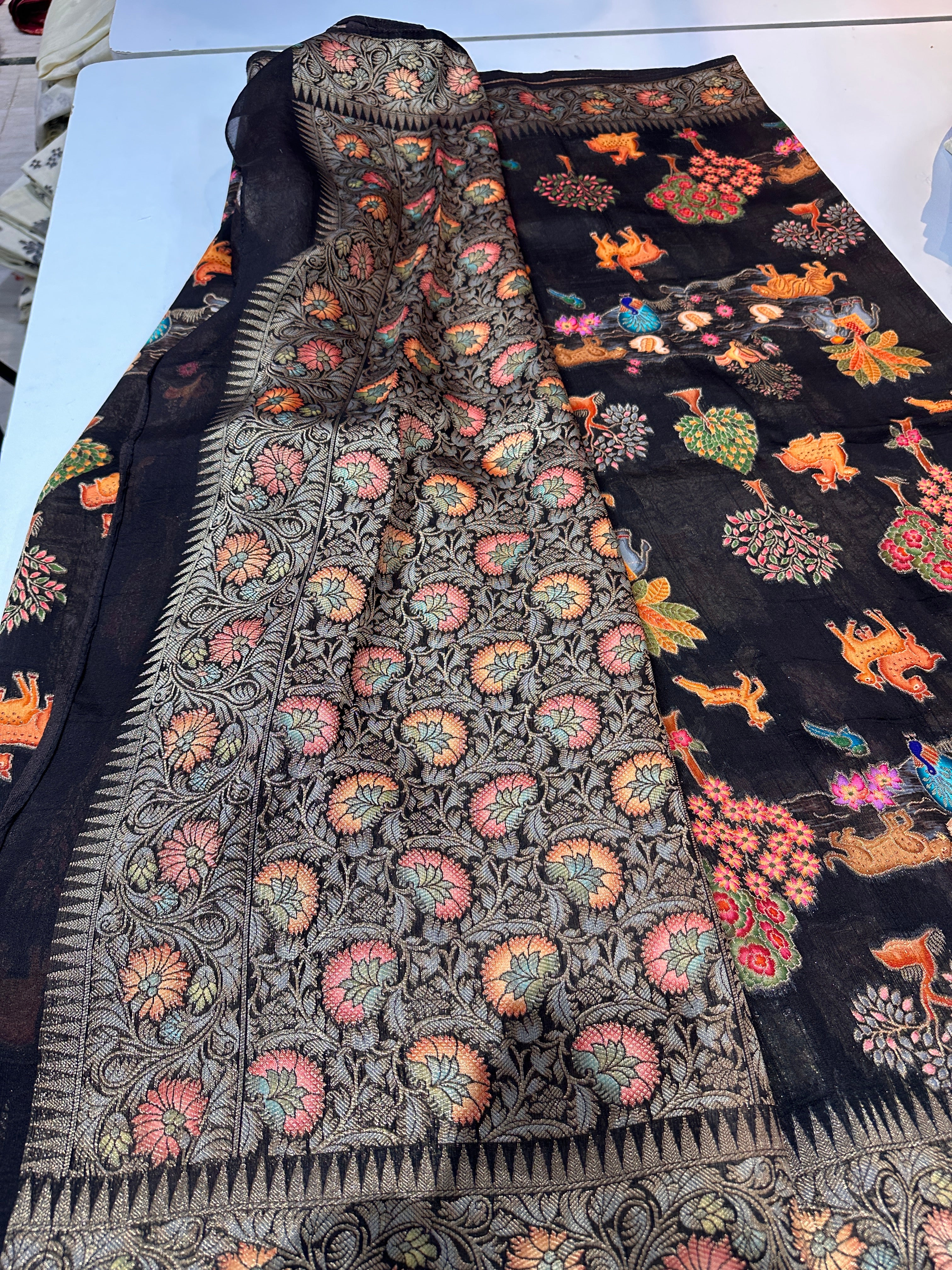 Kosa Georgette saree