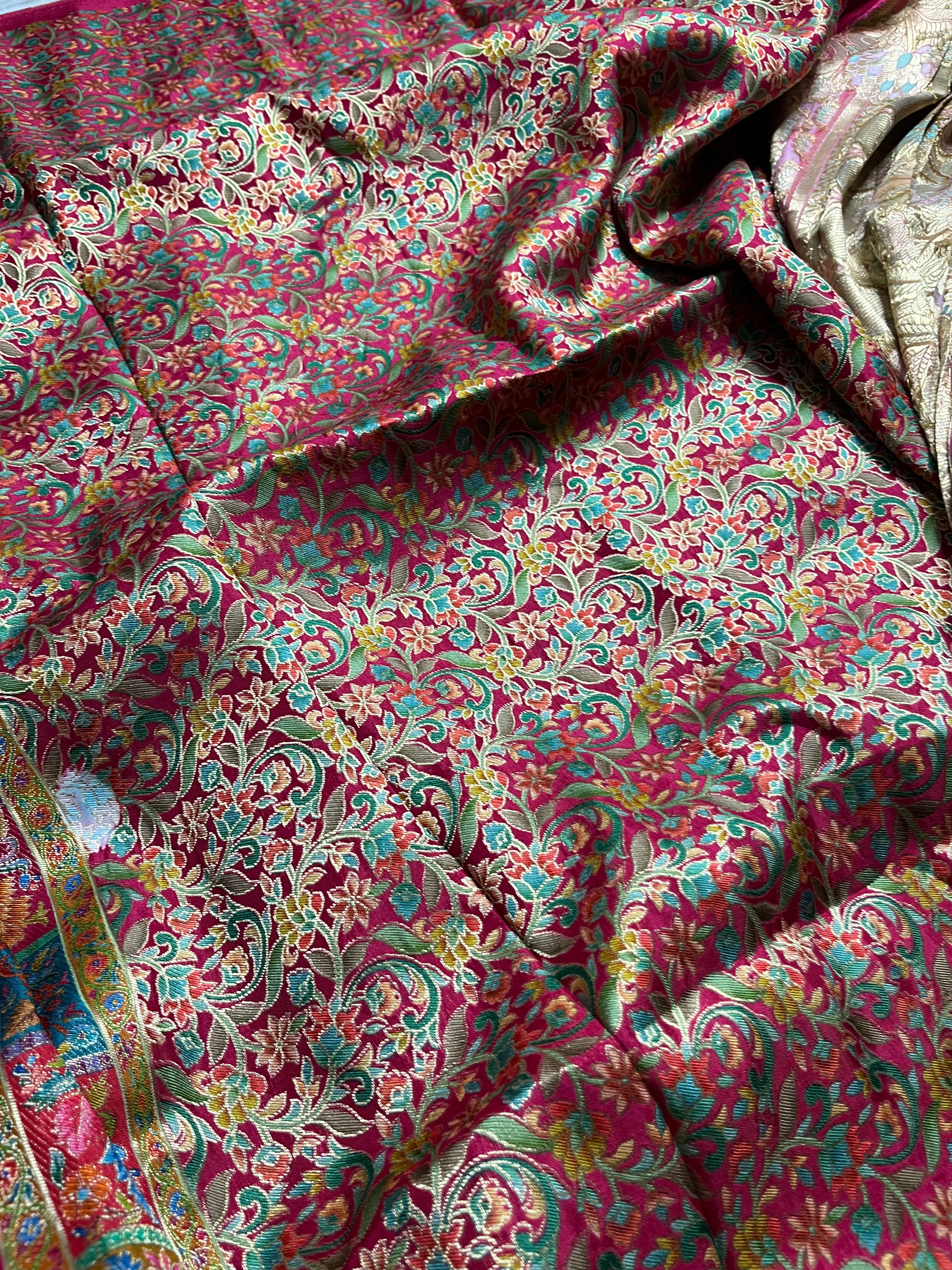 Pashmina silk saree