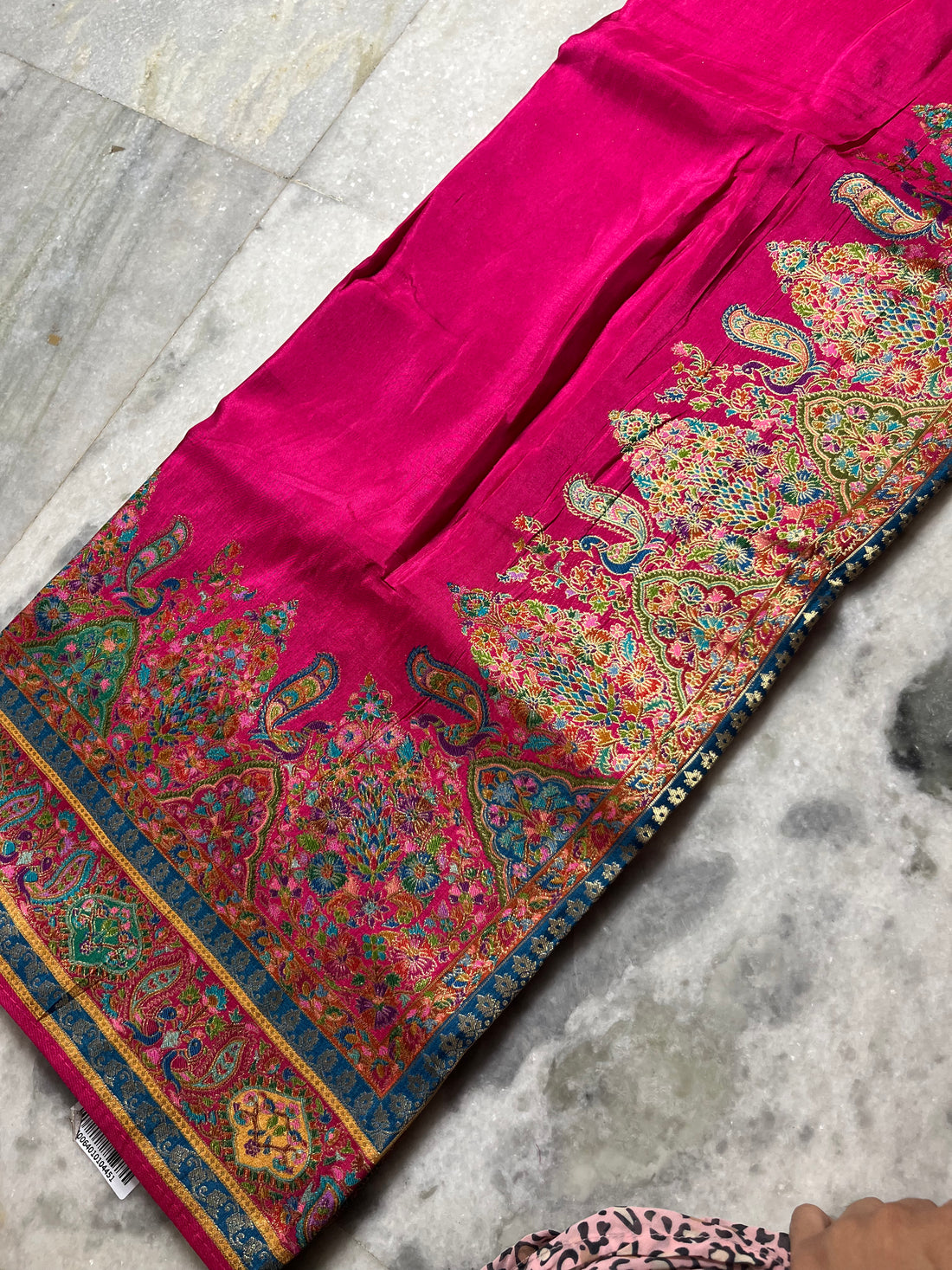 Pashmina silk saree