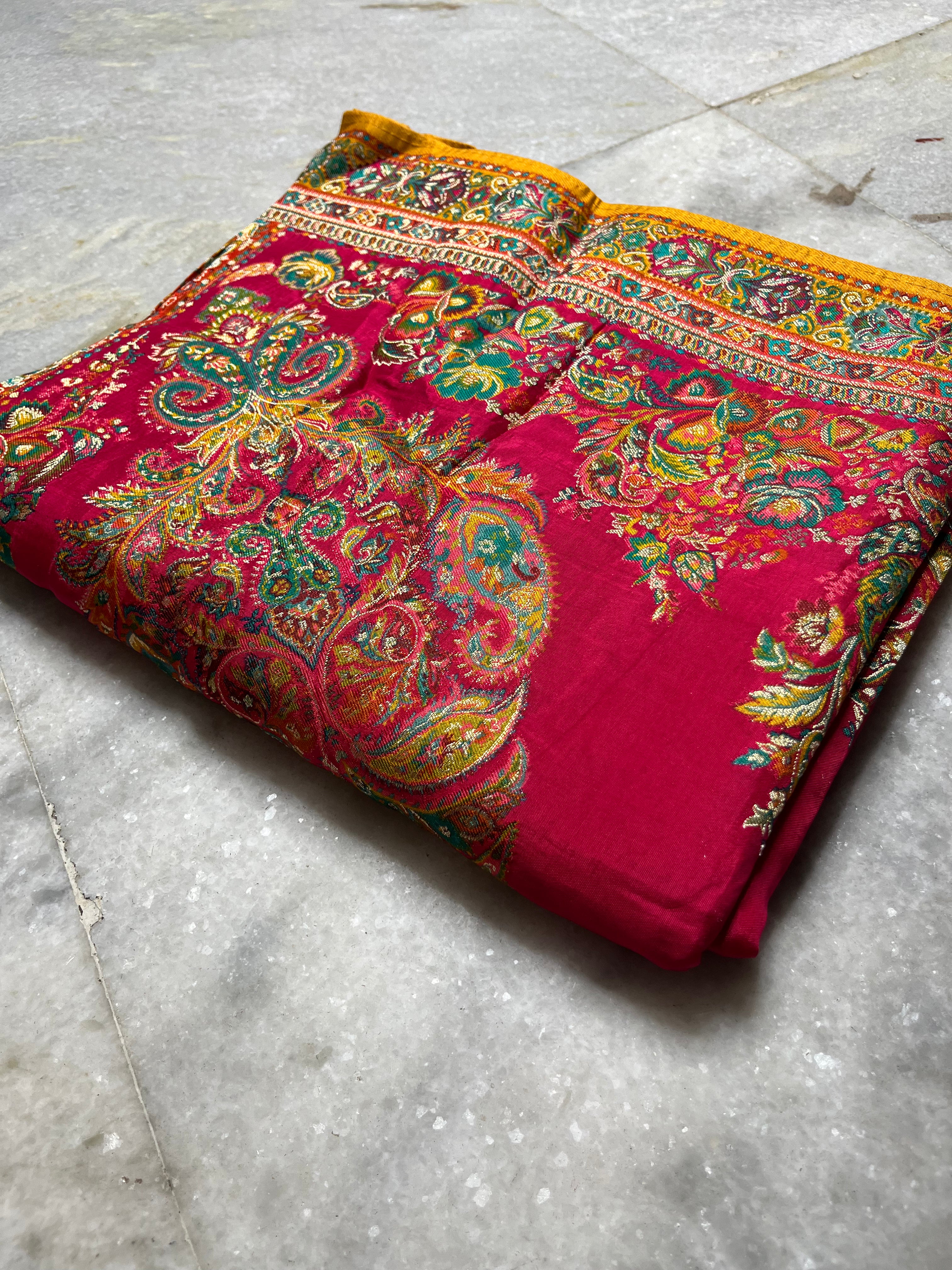 Pashmina silk saree