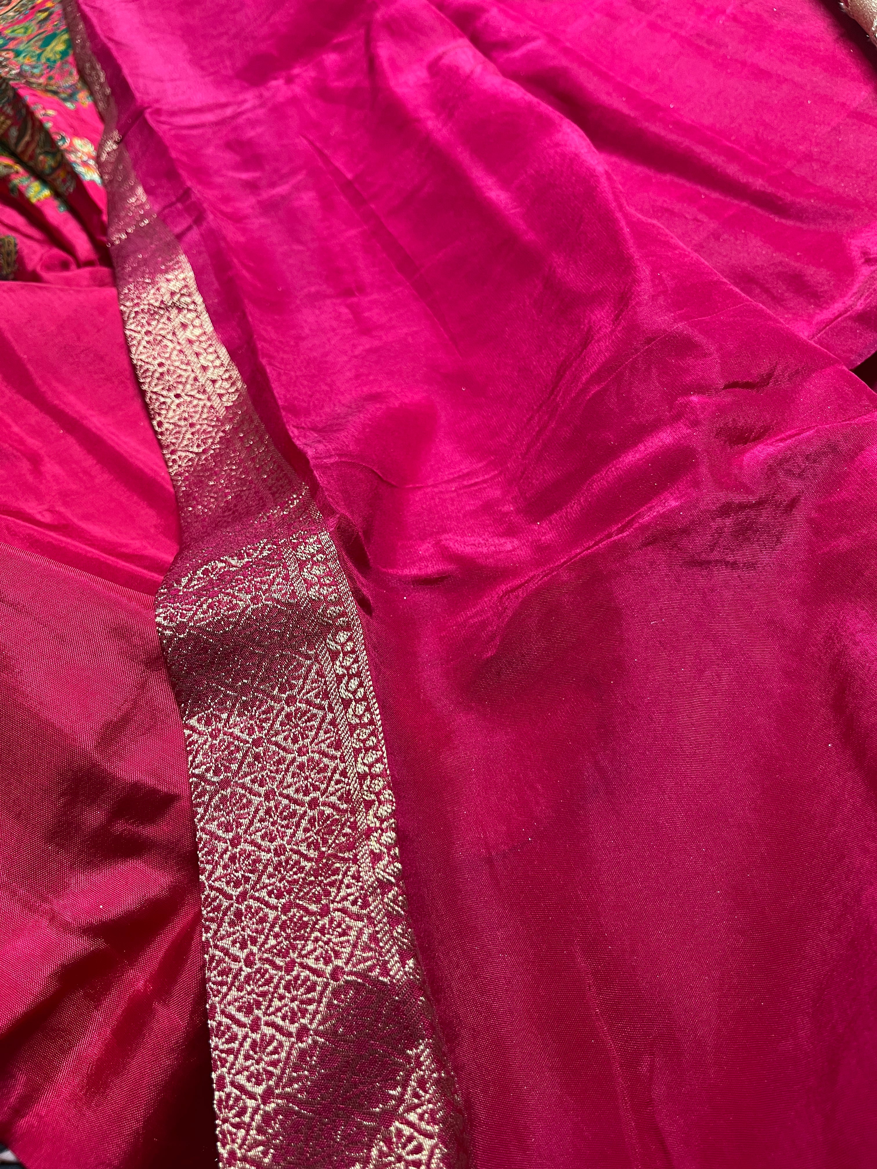 Pashmina silk saree