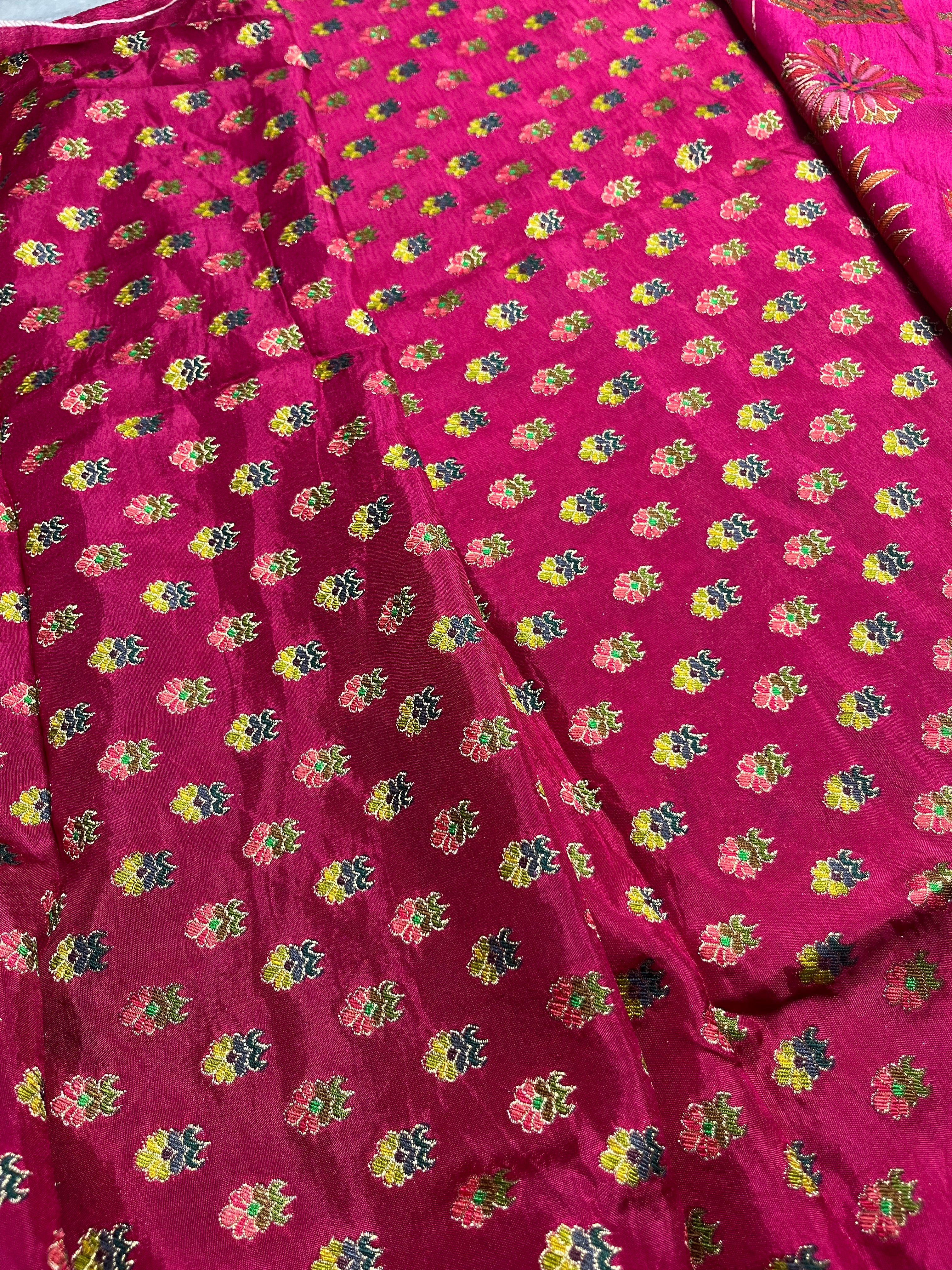 Pashmina silk saree