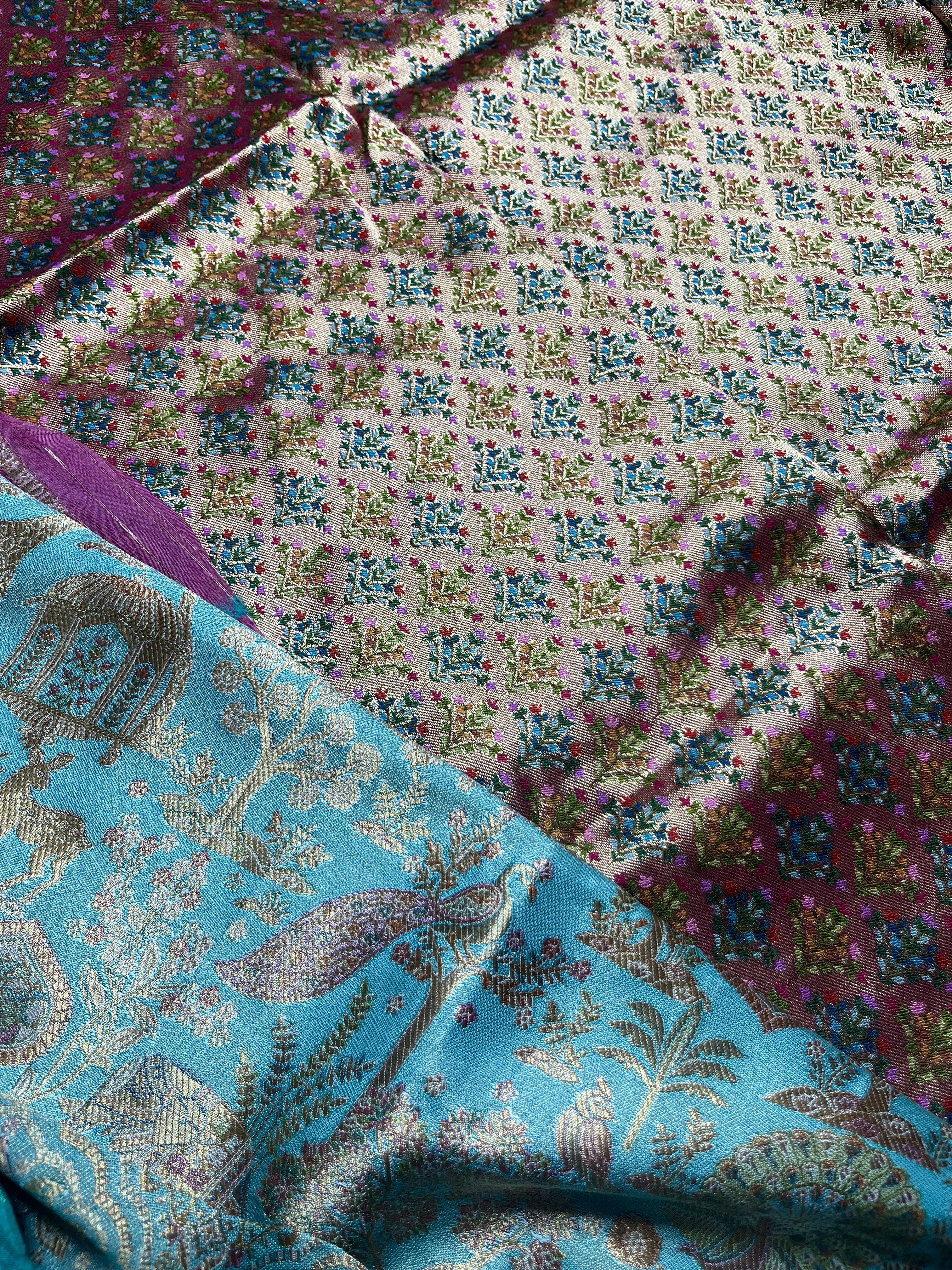 Pashmina silk saree
