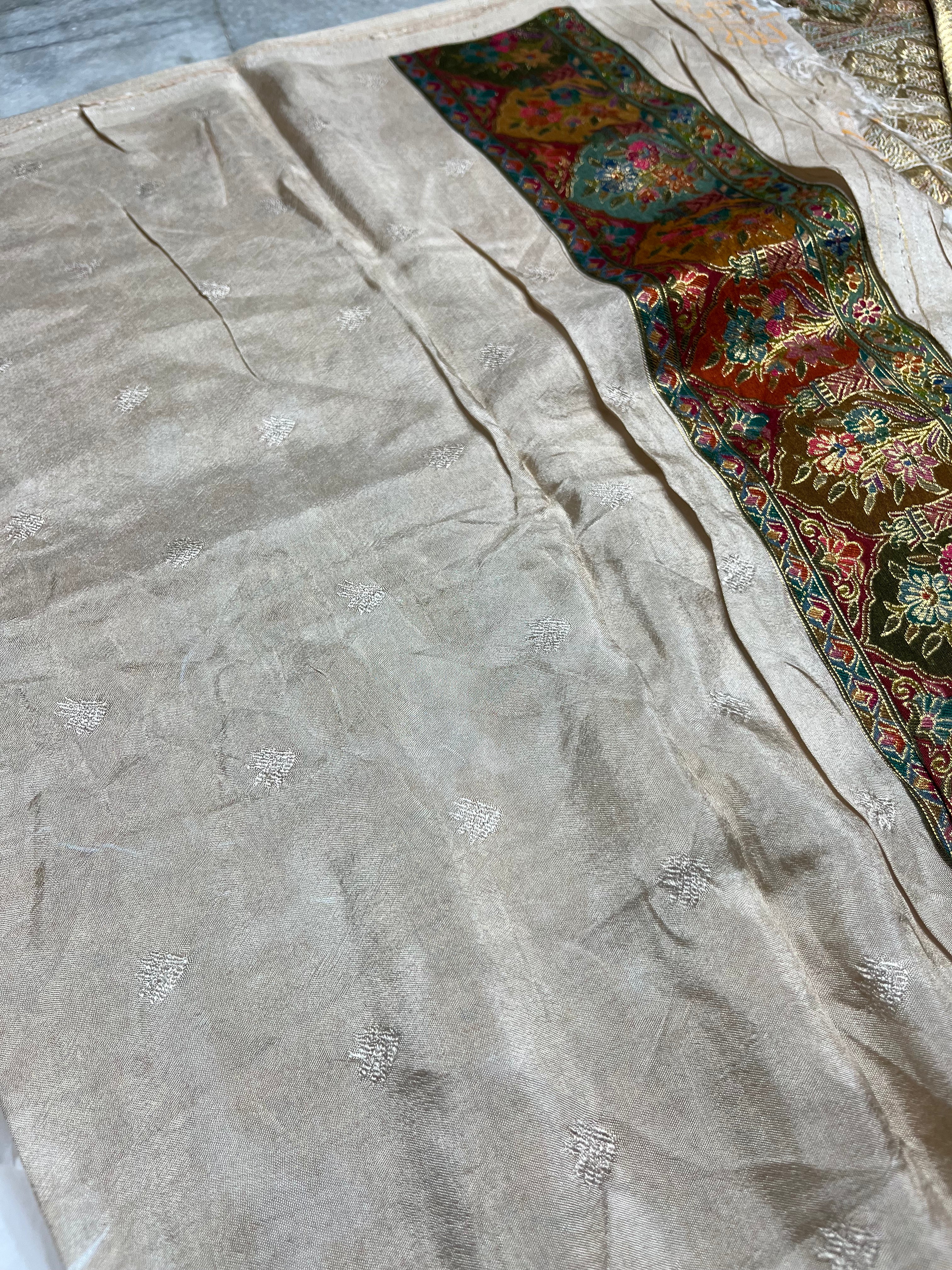Pashmina silk saree