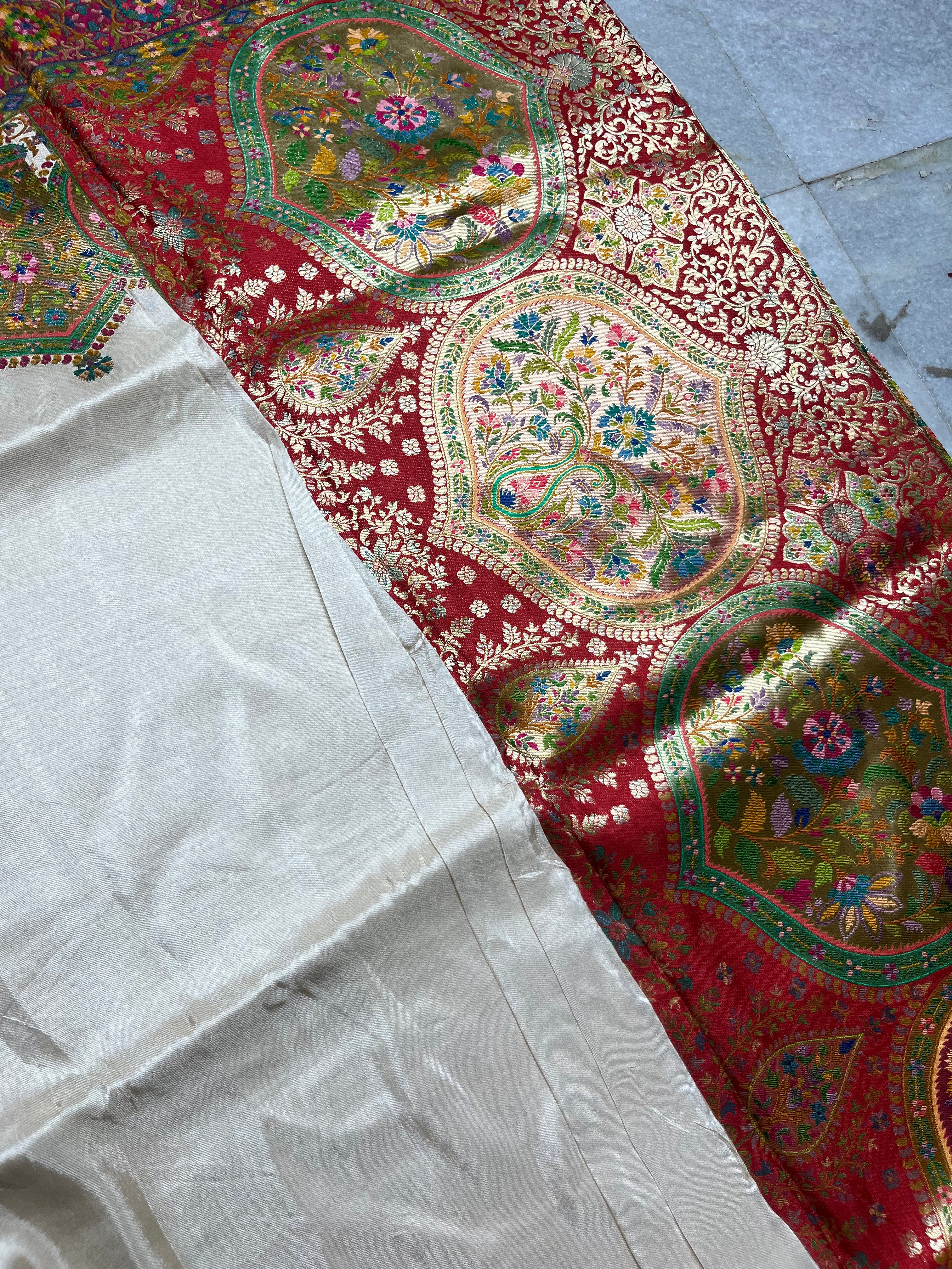 Pashmina silk saree