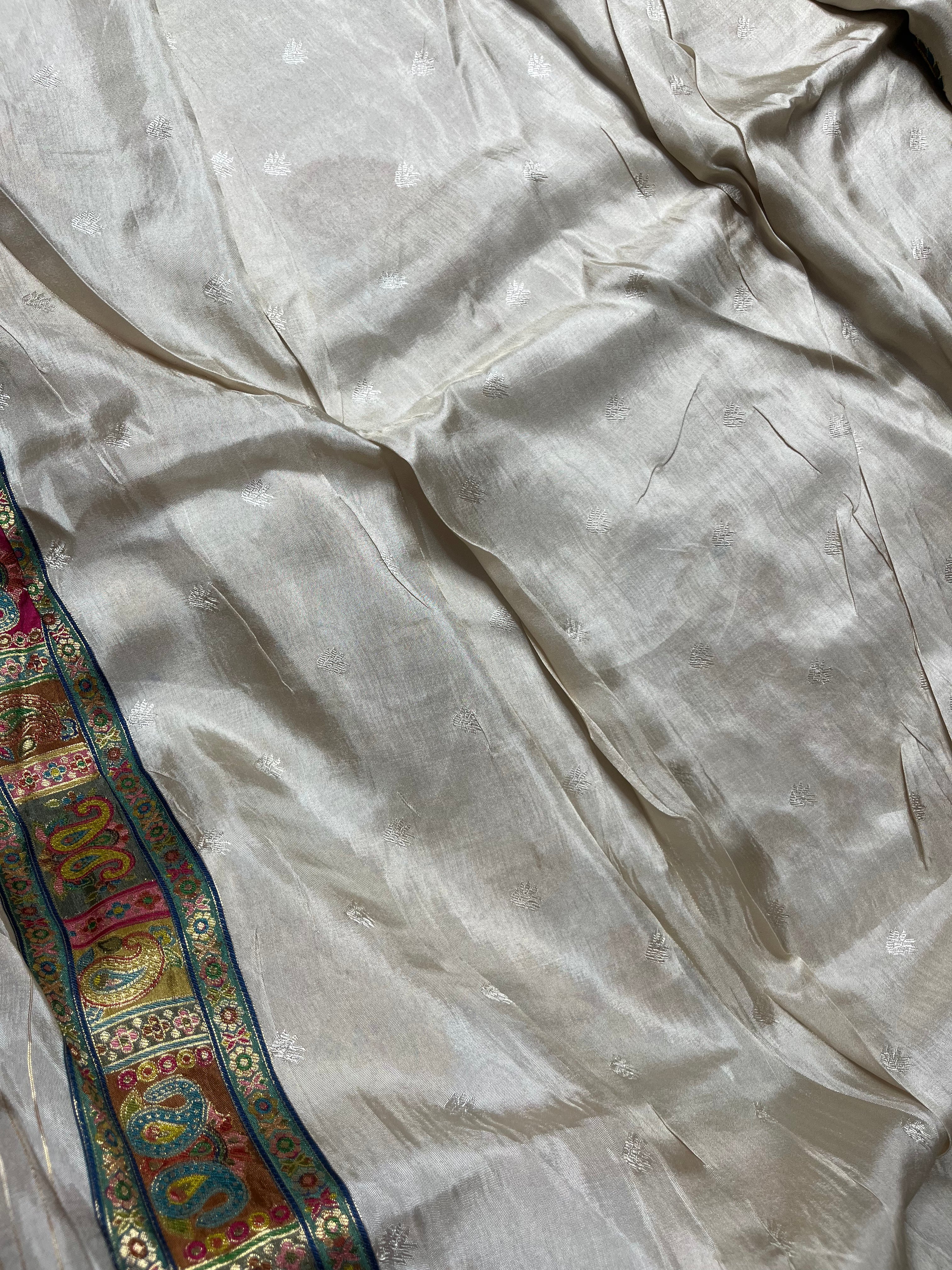 Pashmina silk saree