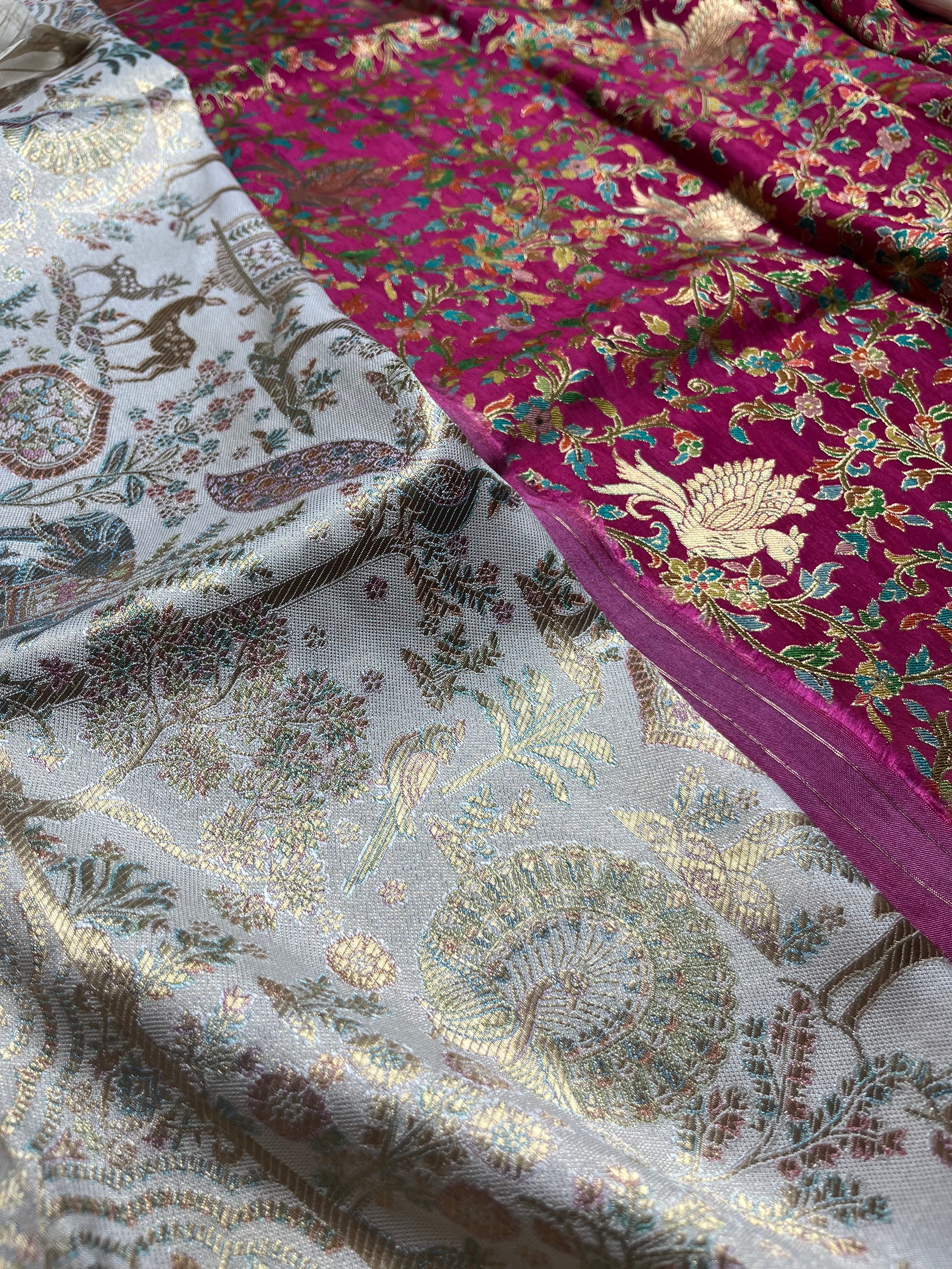 Pashmina silk saree