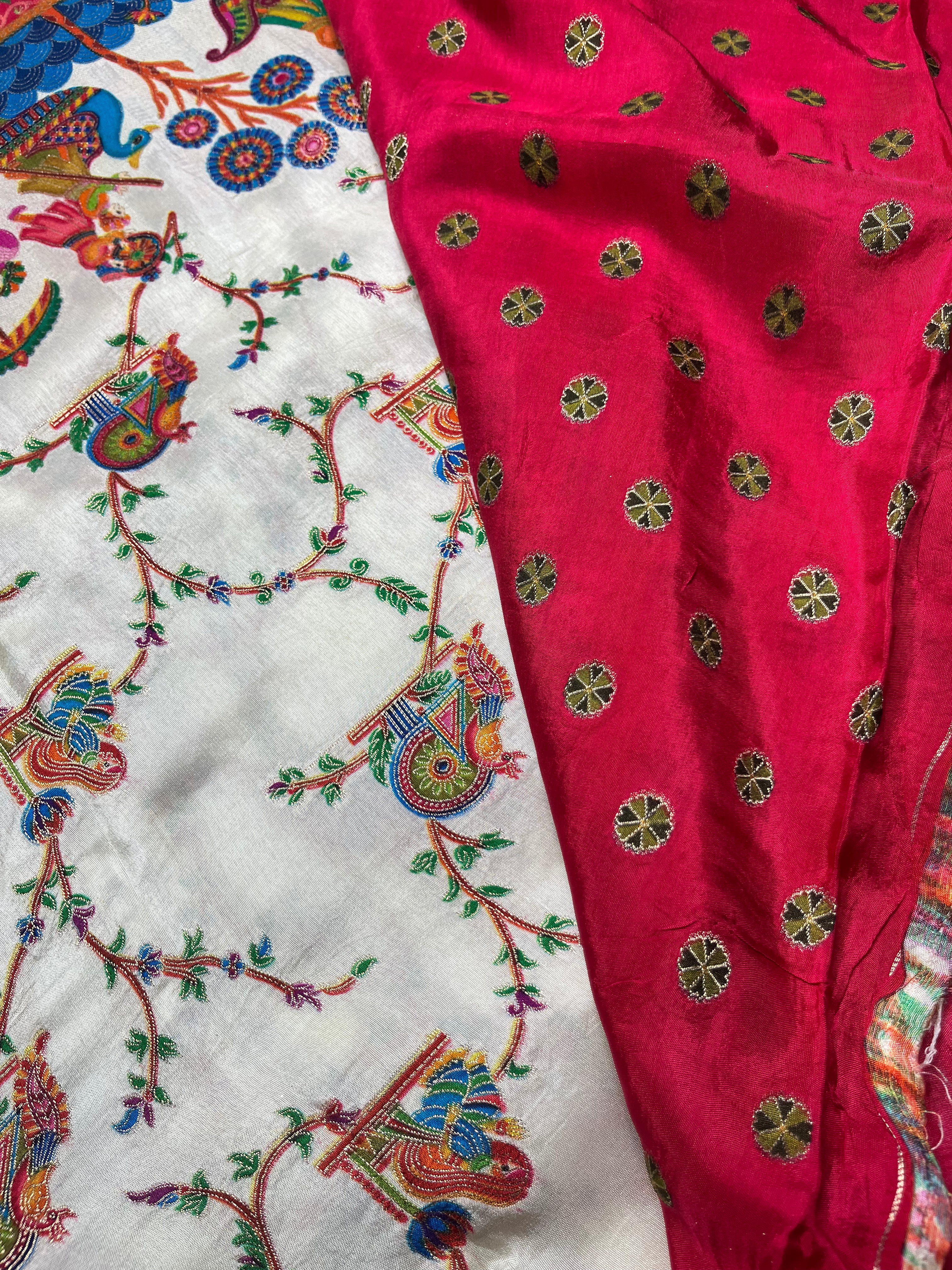 Pashmina silk sarees