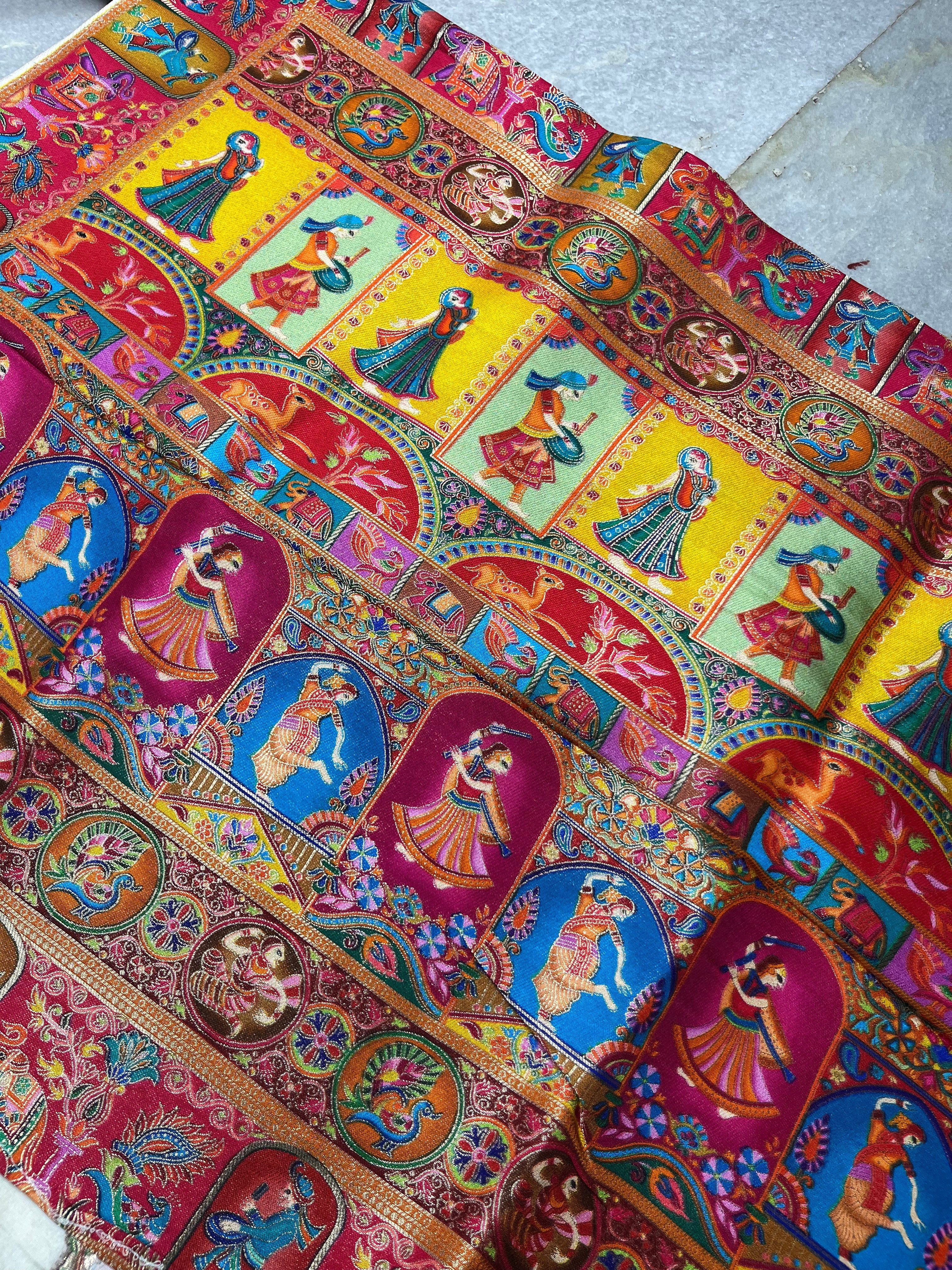 Pashmina silk sarees