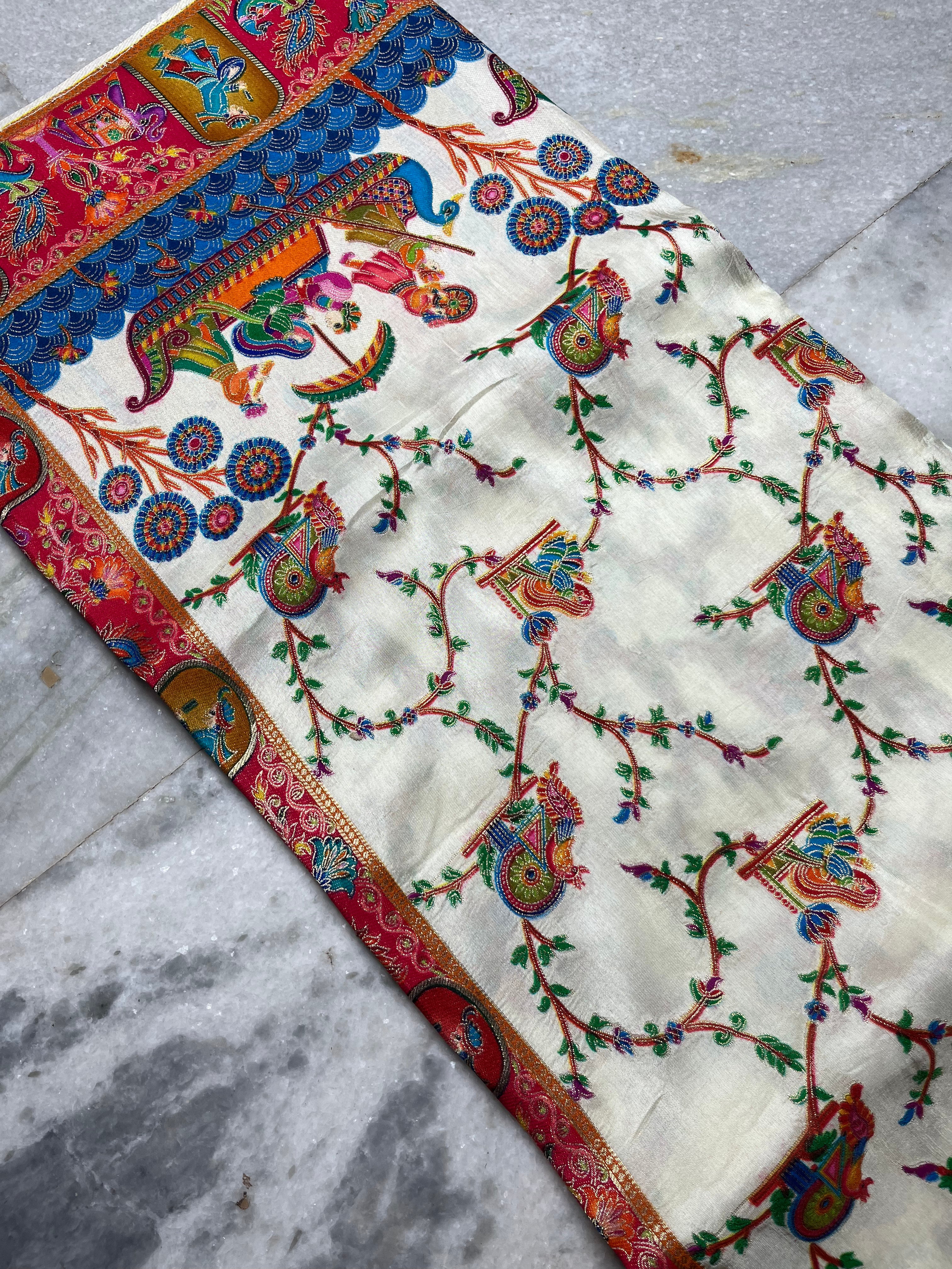 Pashmina silk sarees