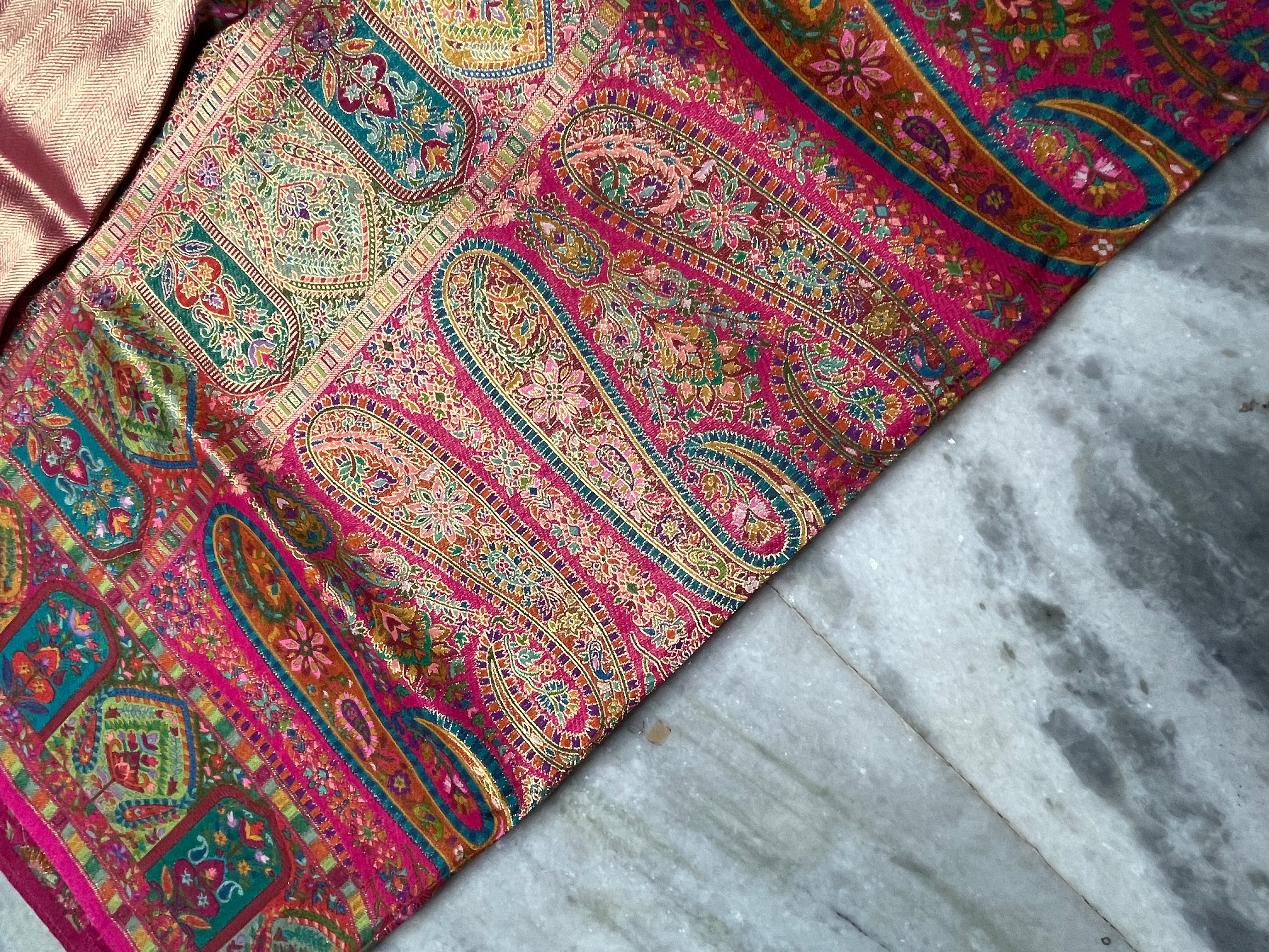 Tissue pashmina silk