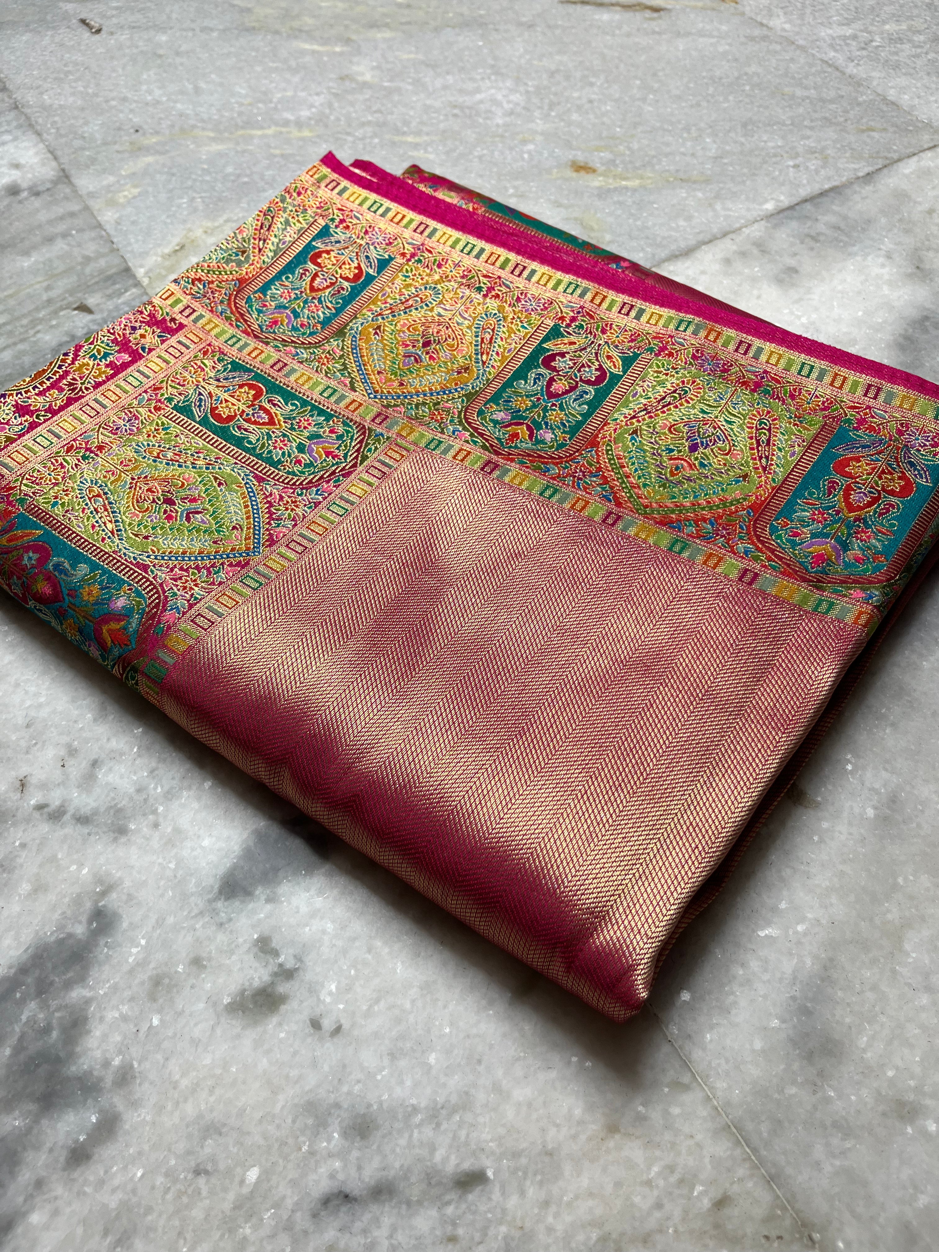 Tissue pashmina silk