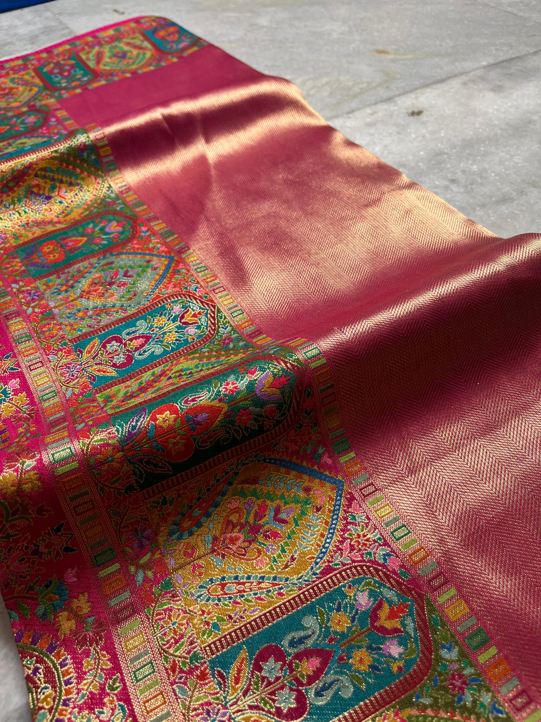 Tissue pashmina silk