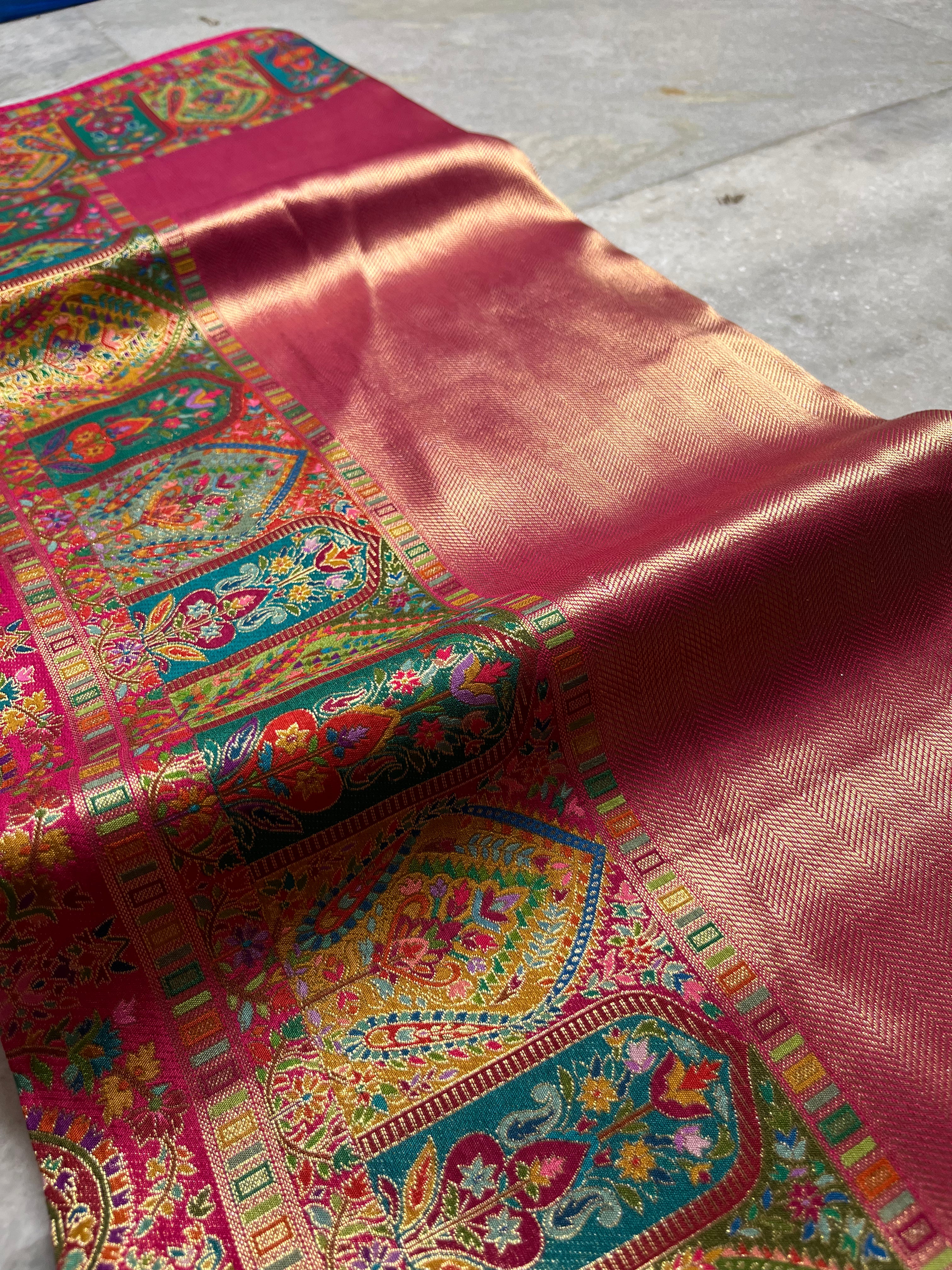 Tissue pashmina silk
