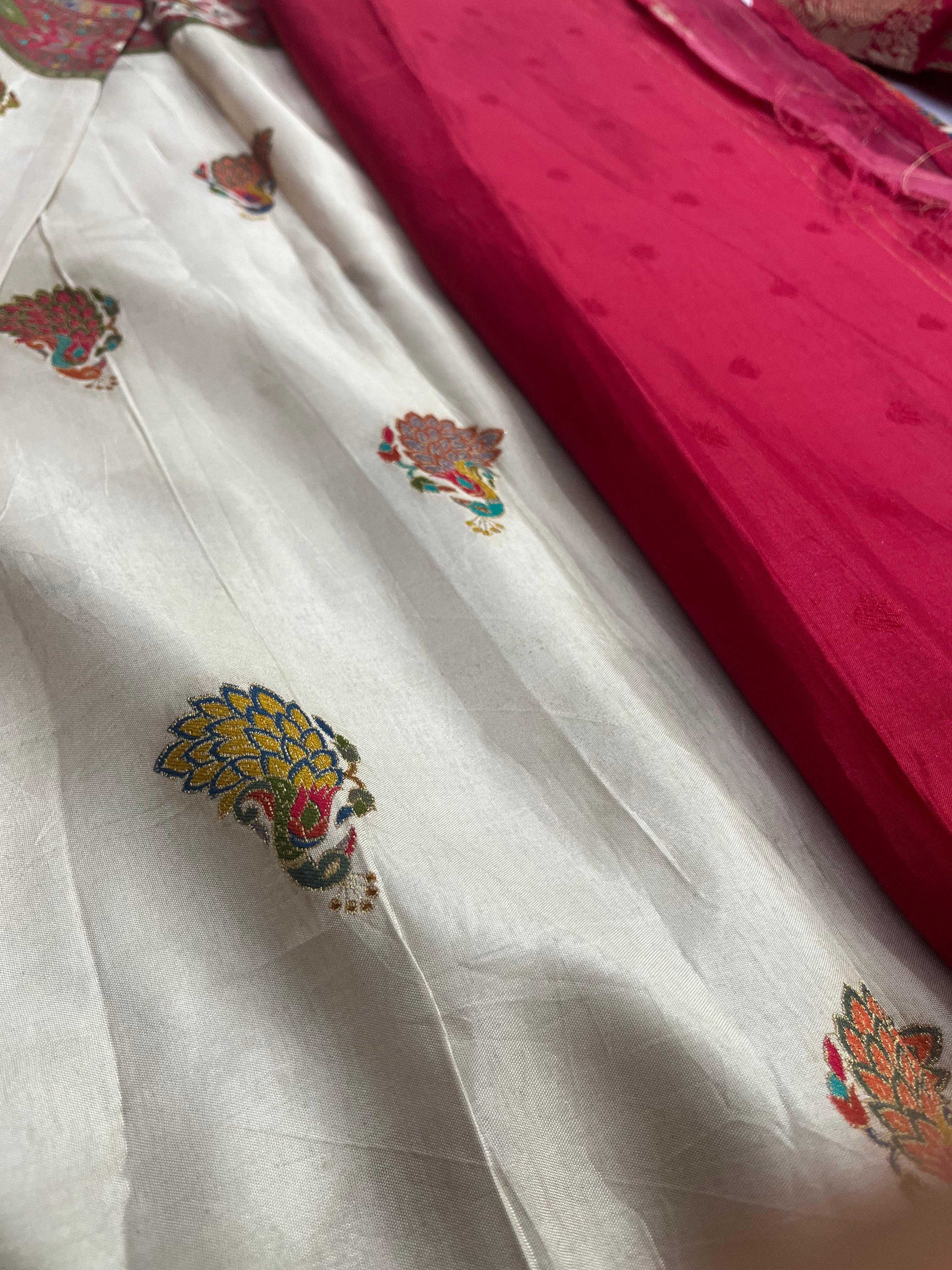 Pashmina silk saree