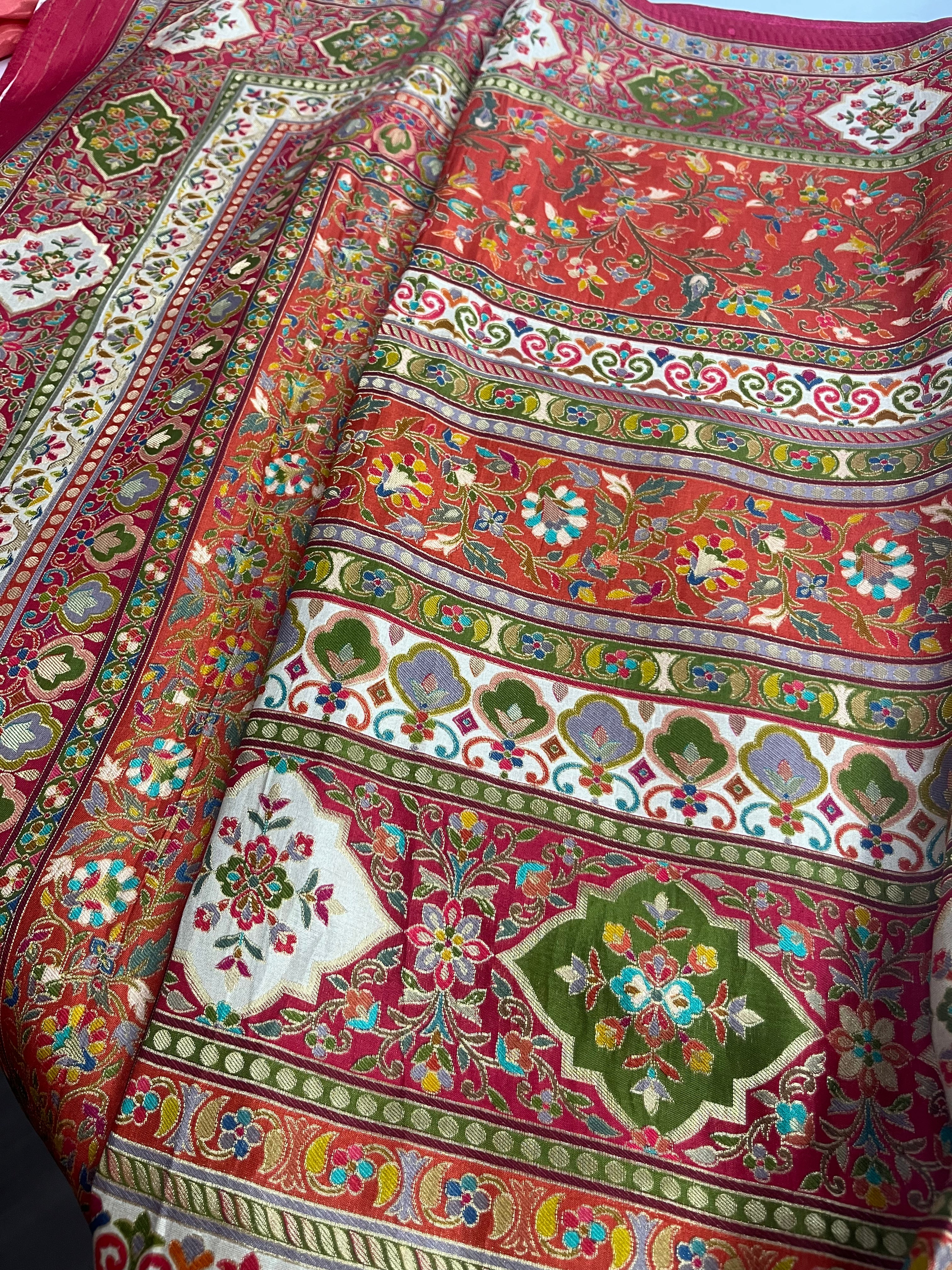 Pashmina silk saree