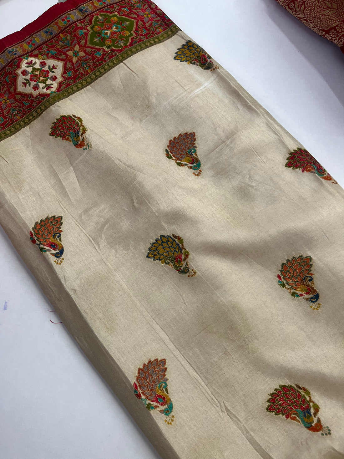 Pashmina silk saree