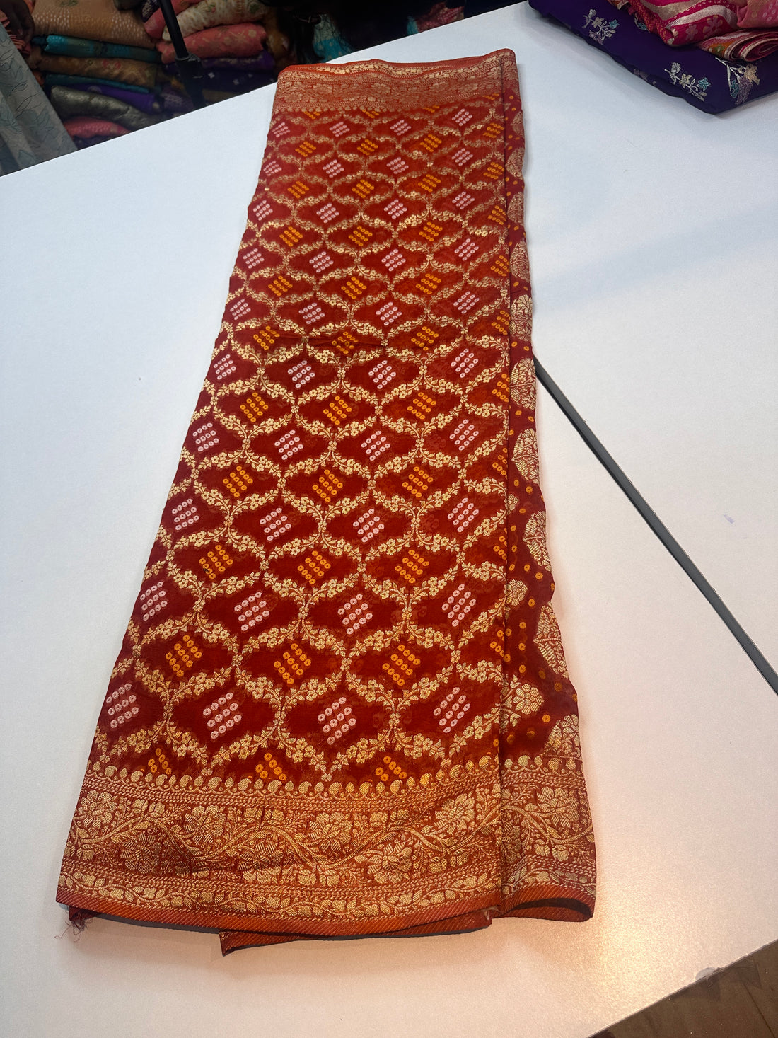 Khaddi Georgette saree