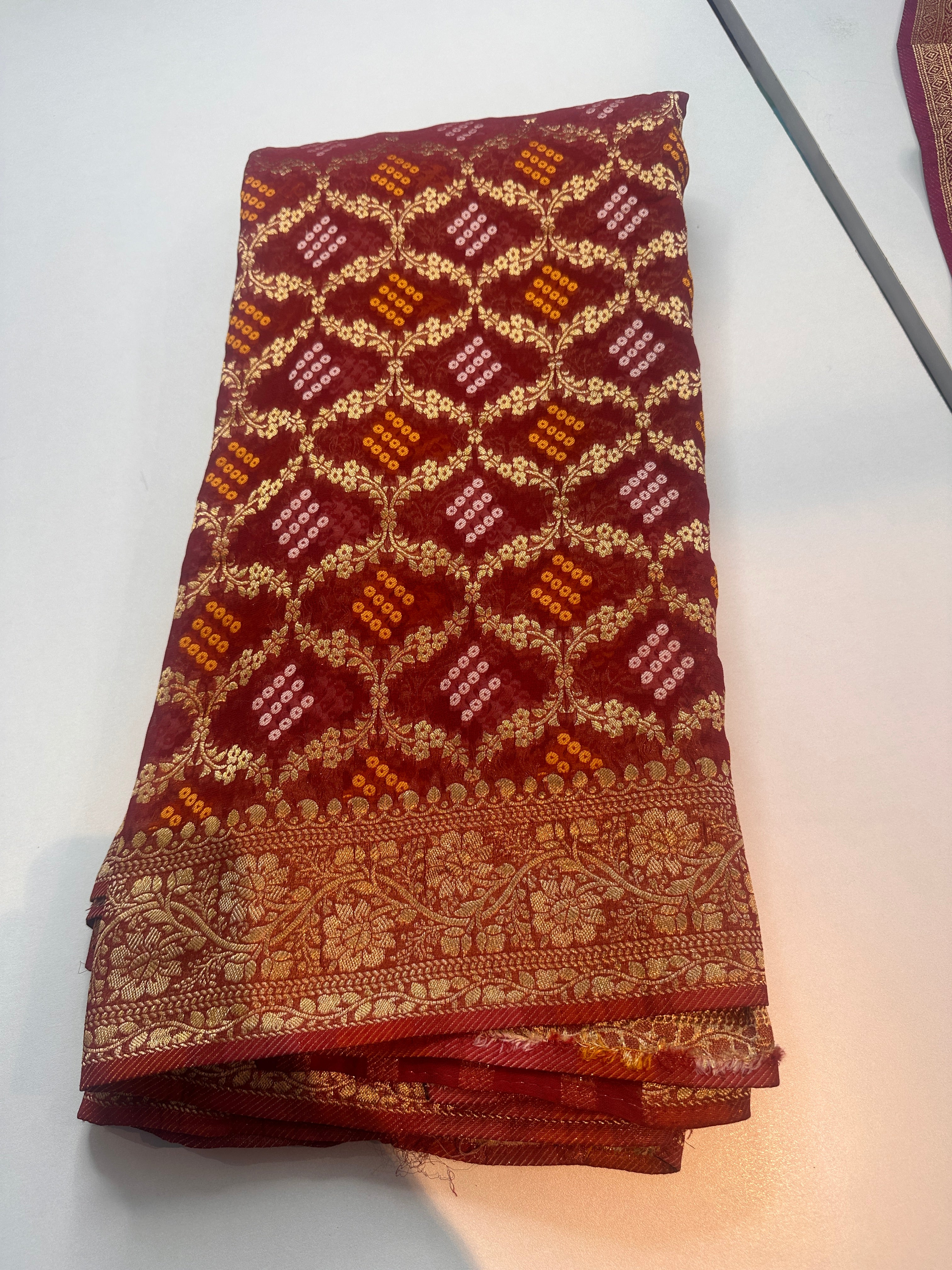 Khaddi Georgette saree