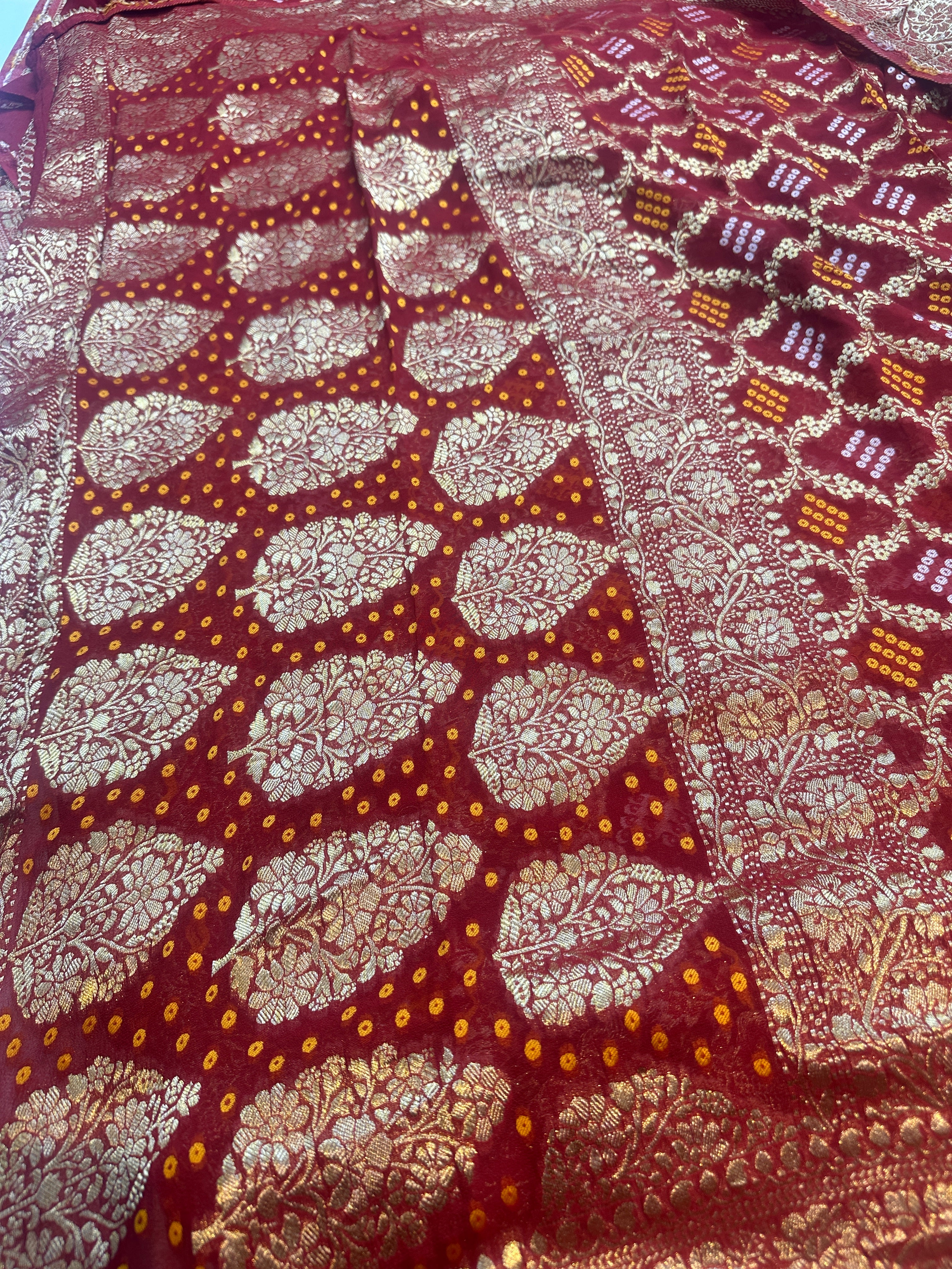 Khaddi Georgette saree