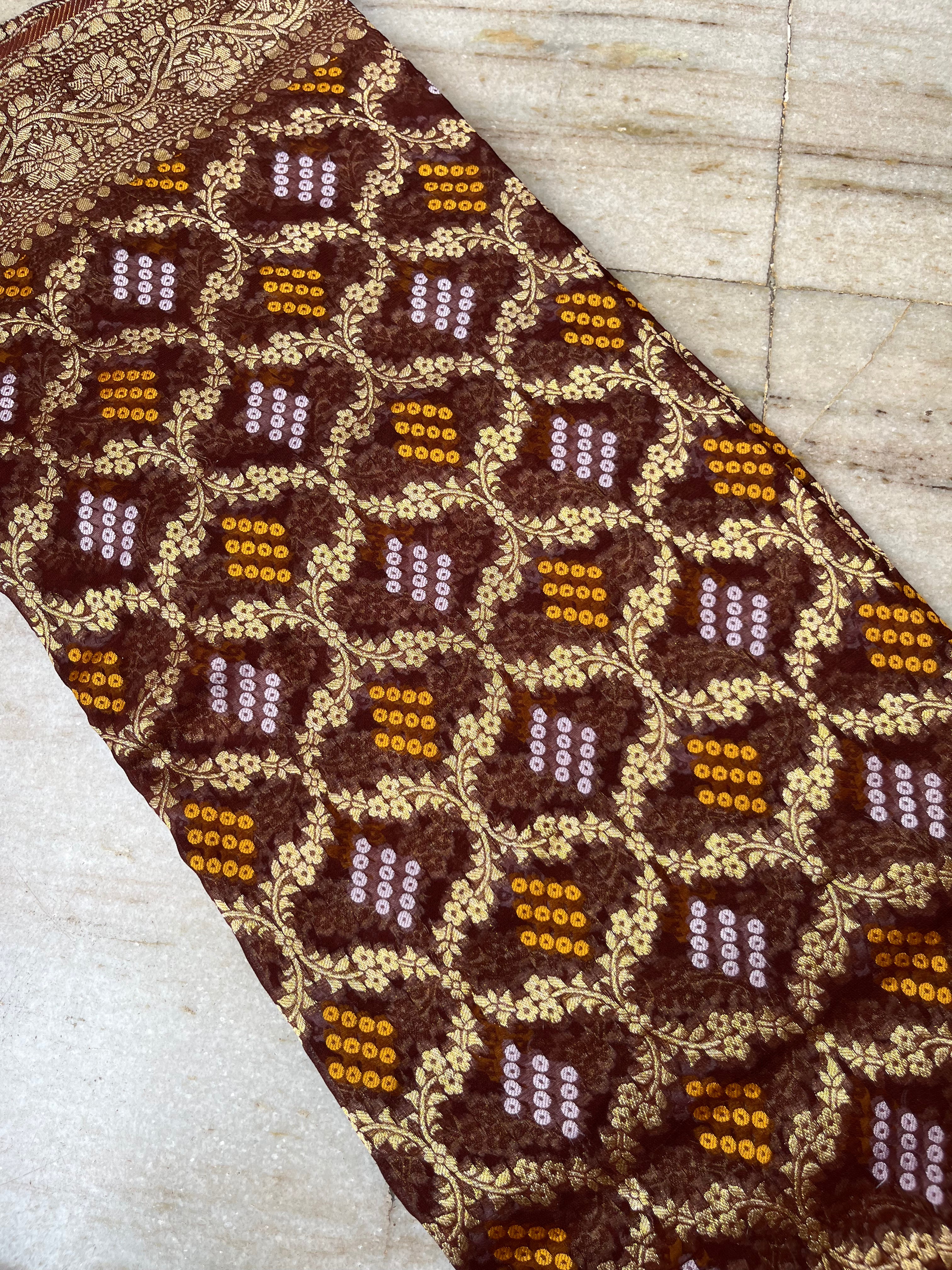 Khaddi georgette saree