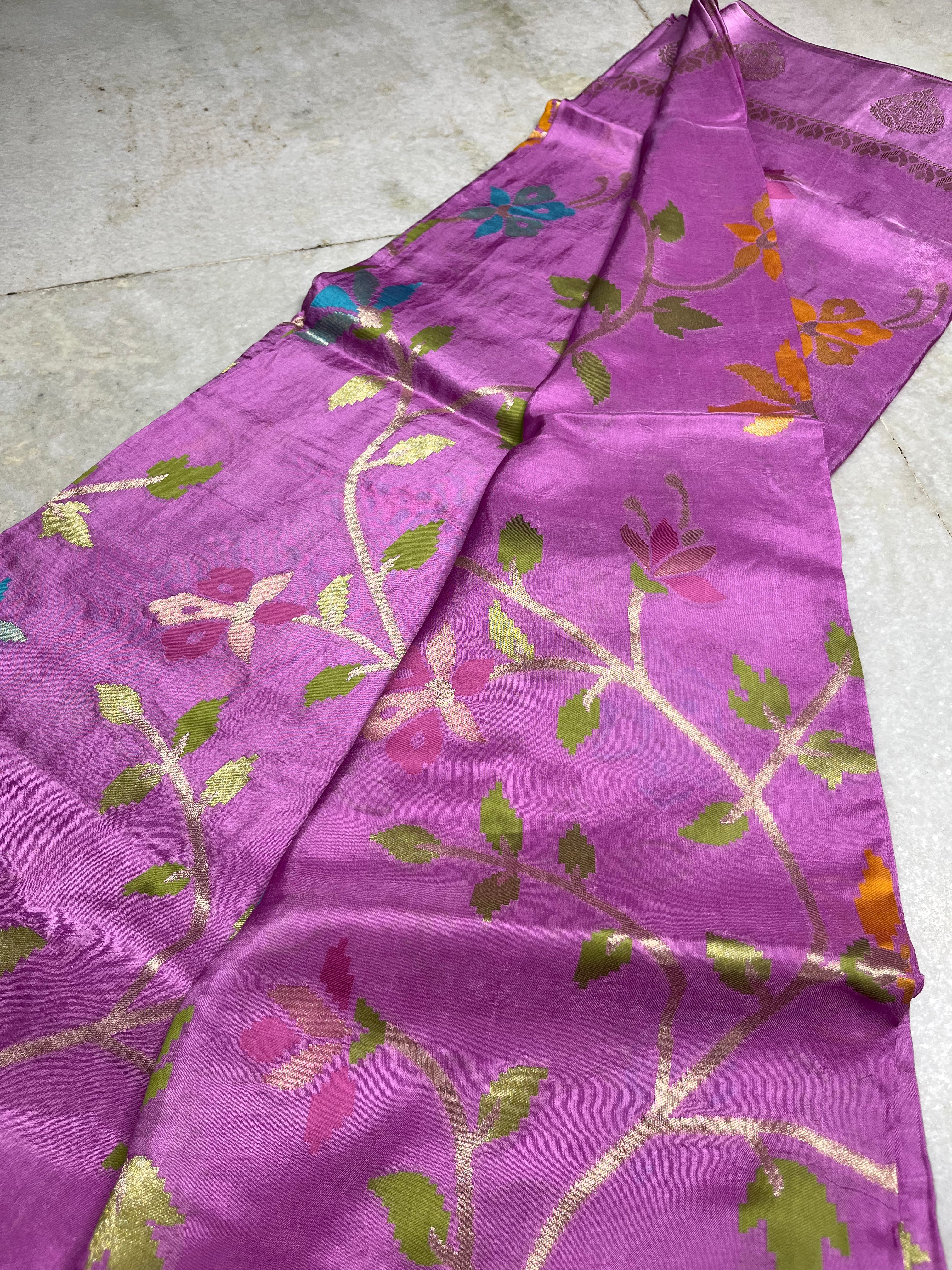 Raw mango jamdani sarees