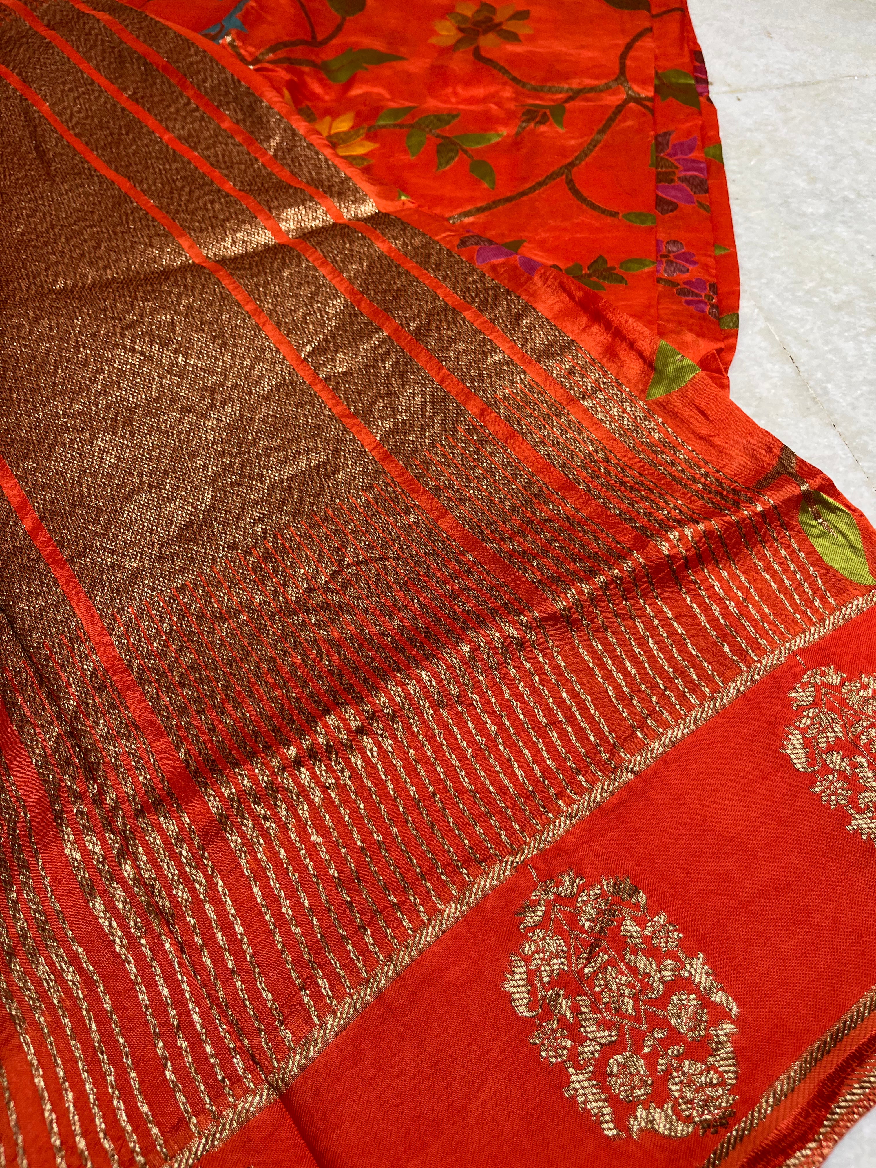 RAW mango jamdani sarees