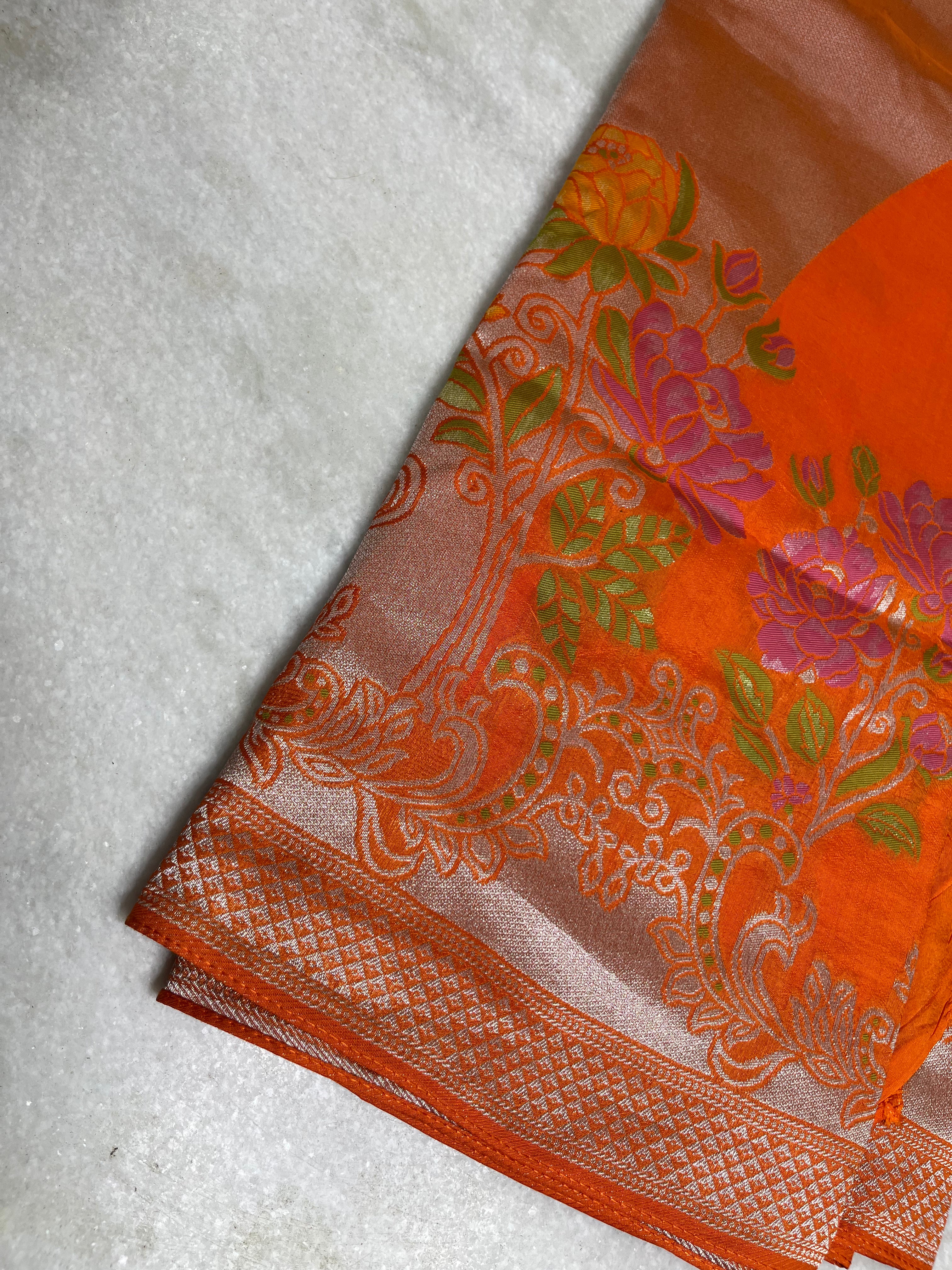 Kosa tussar georgette saree
