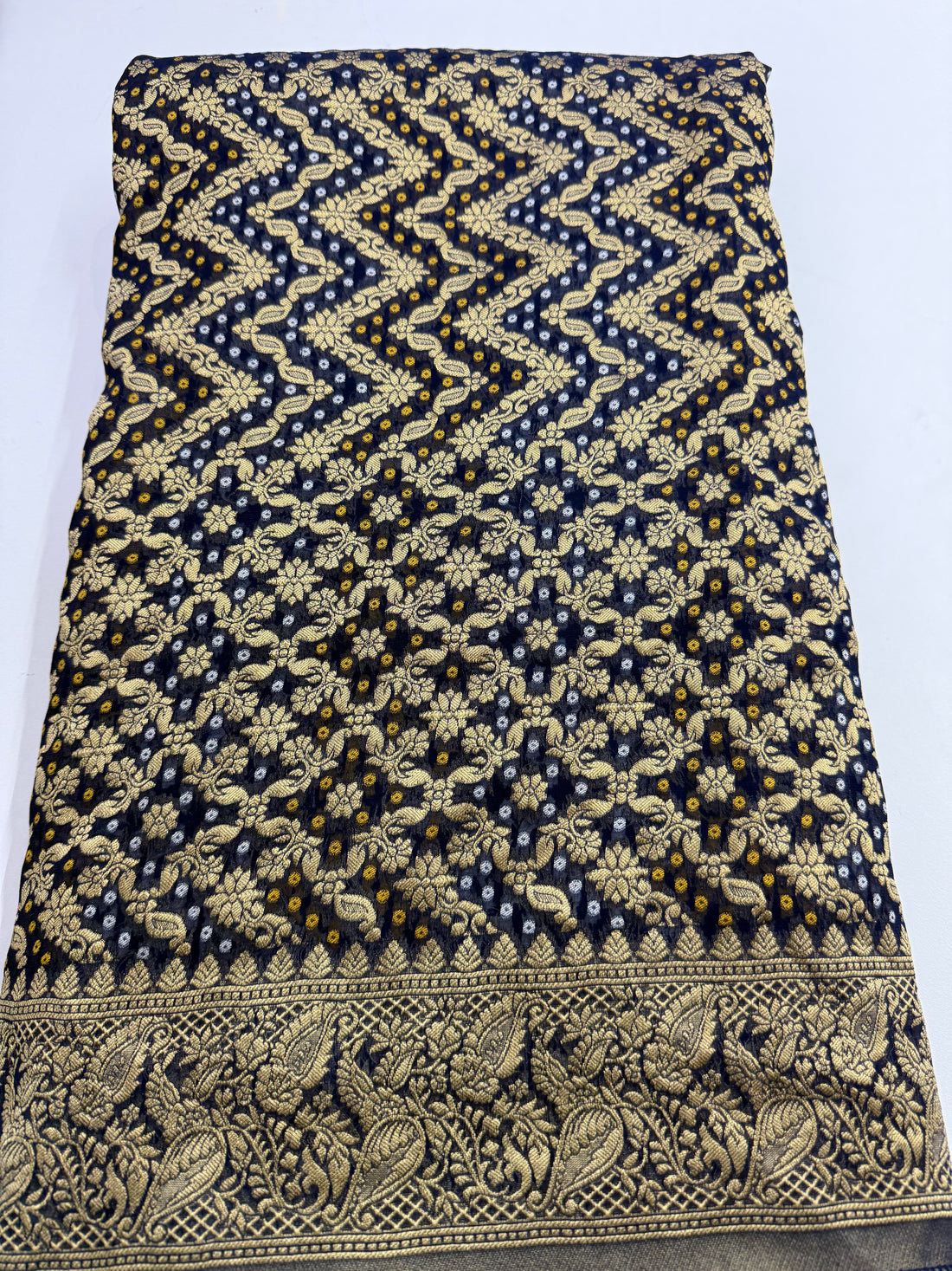 Khaddi georgette saree
