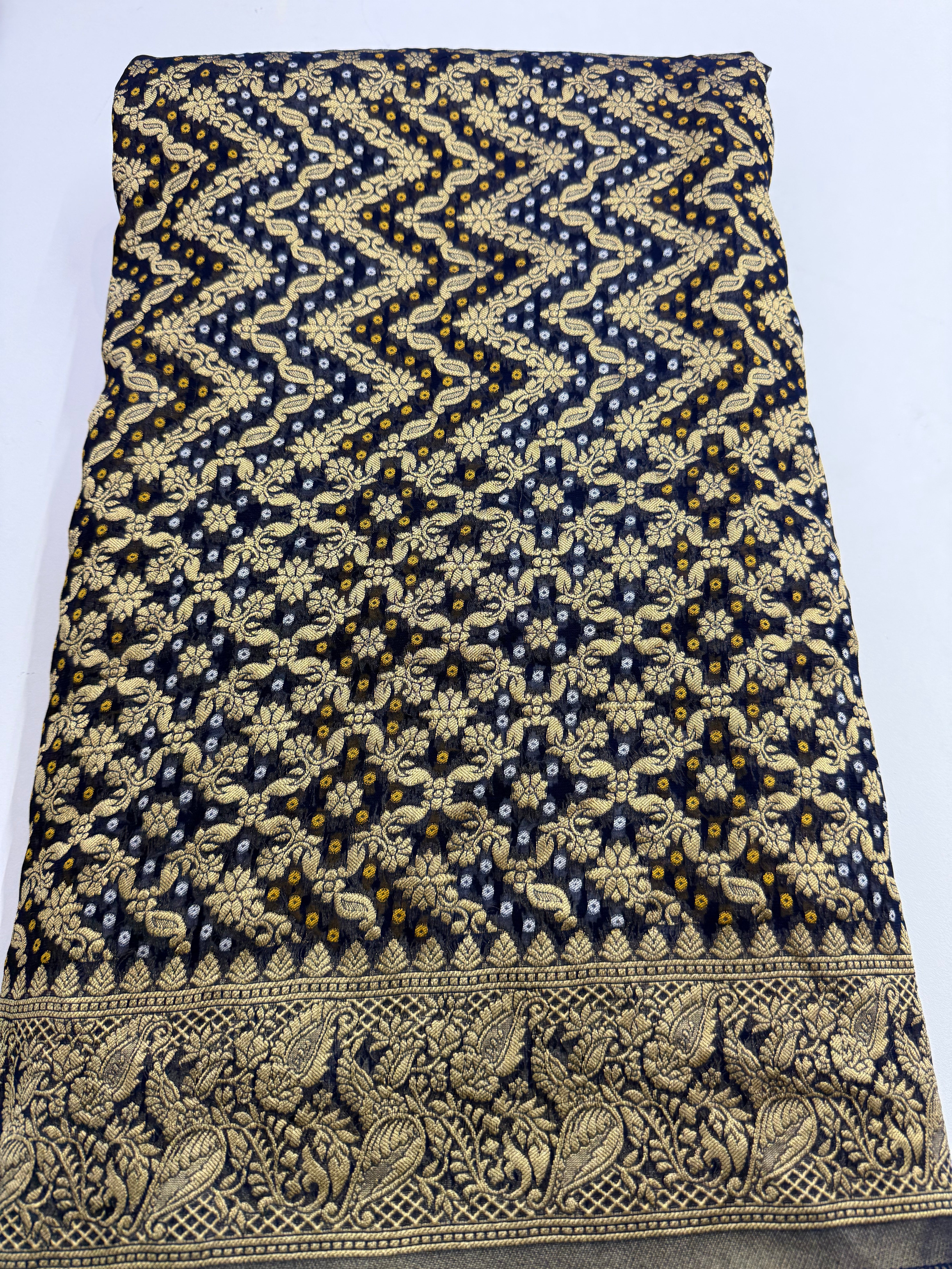 Khaddi georgette saree