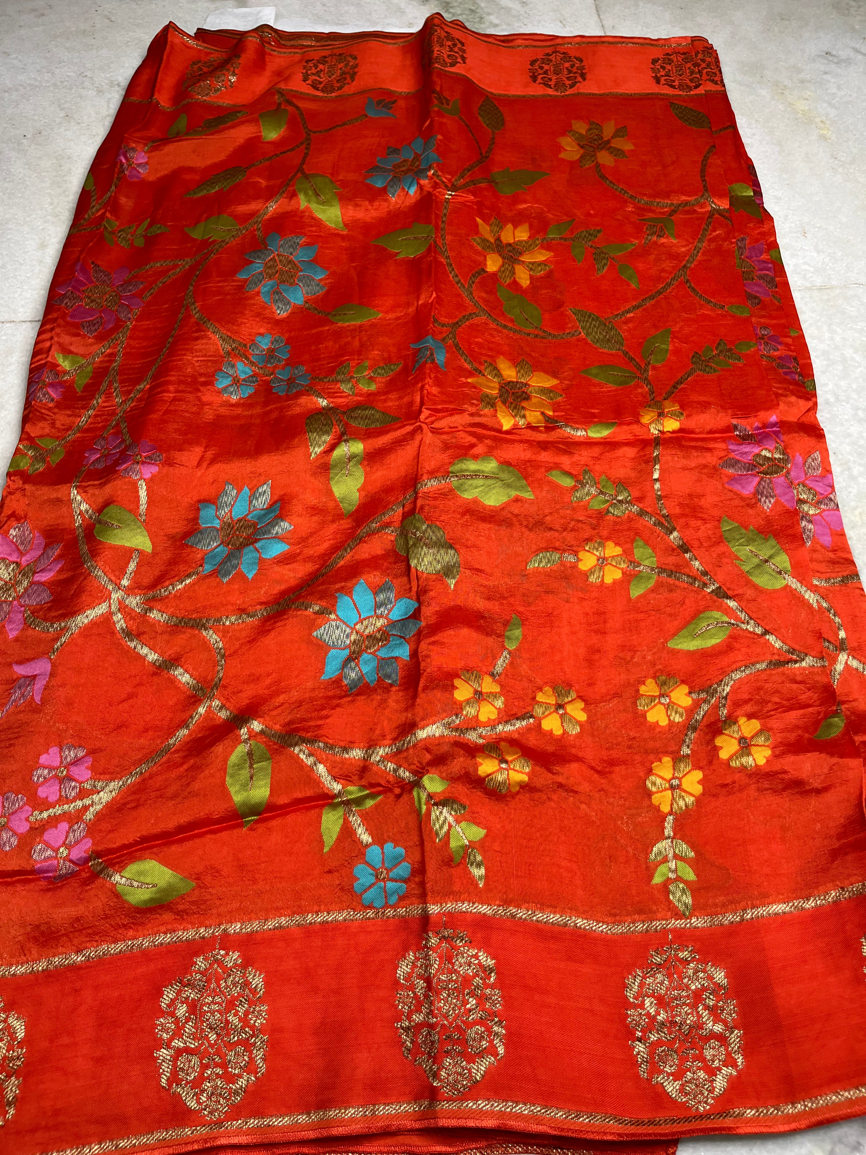 RAW mango jamdani sarees