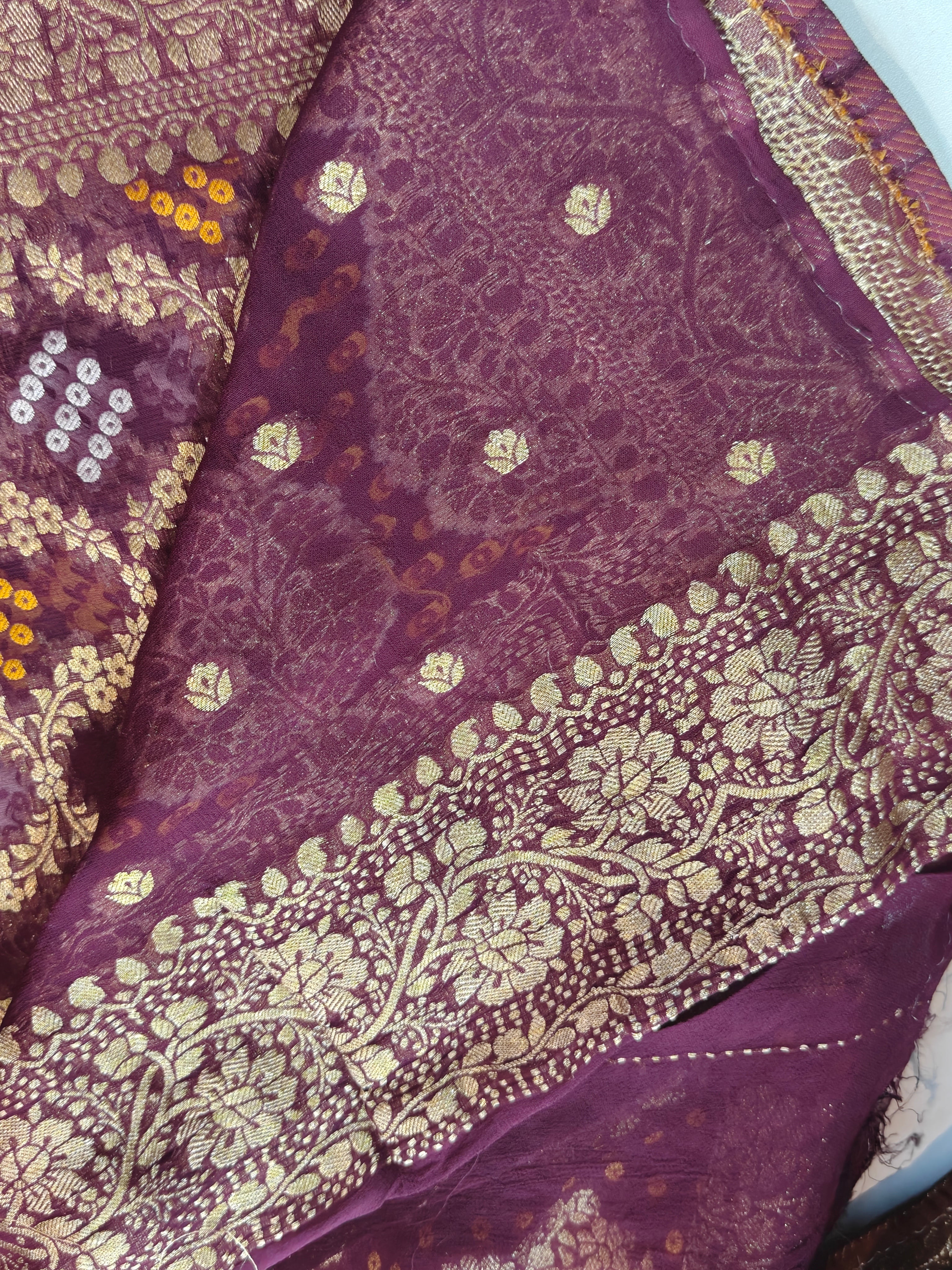 Khadi georgette