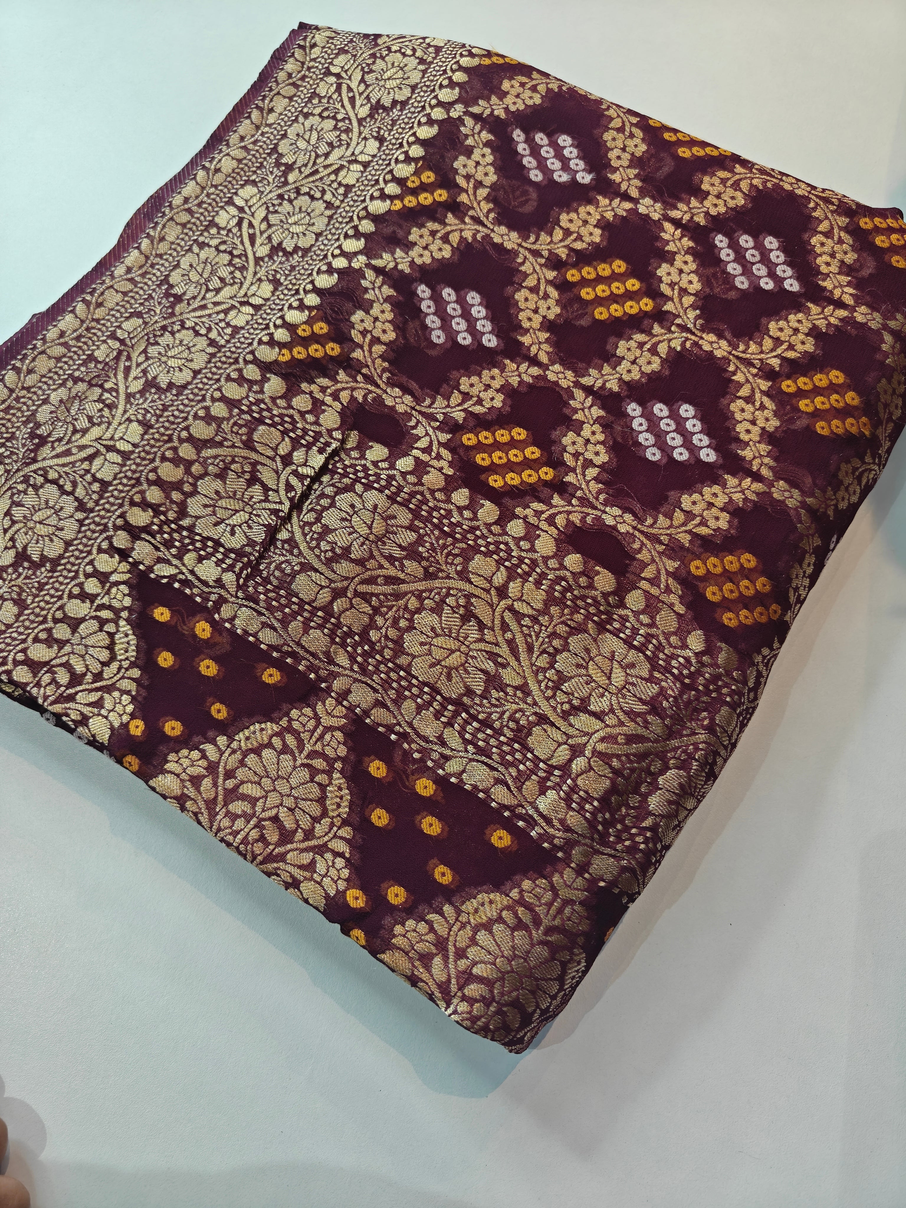 Khadi georgette