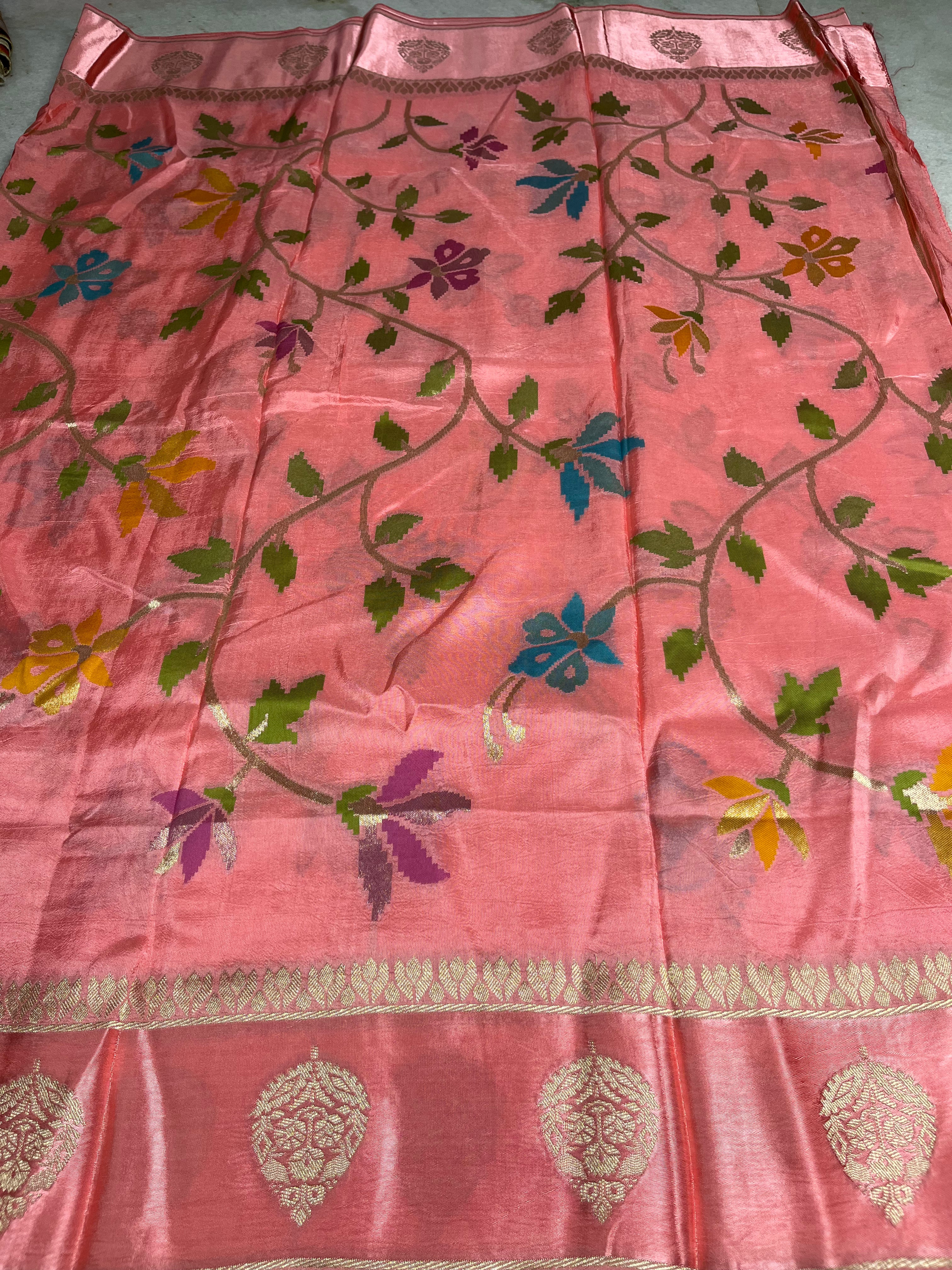 Raw mango jamdani sarees