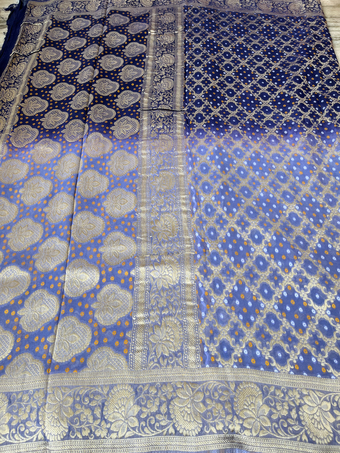 Khaddi georgette saree
