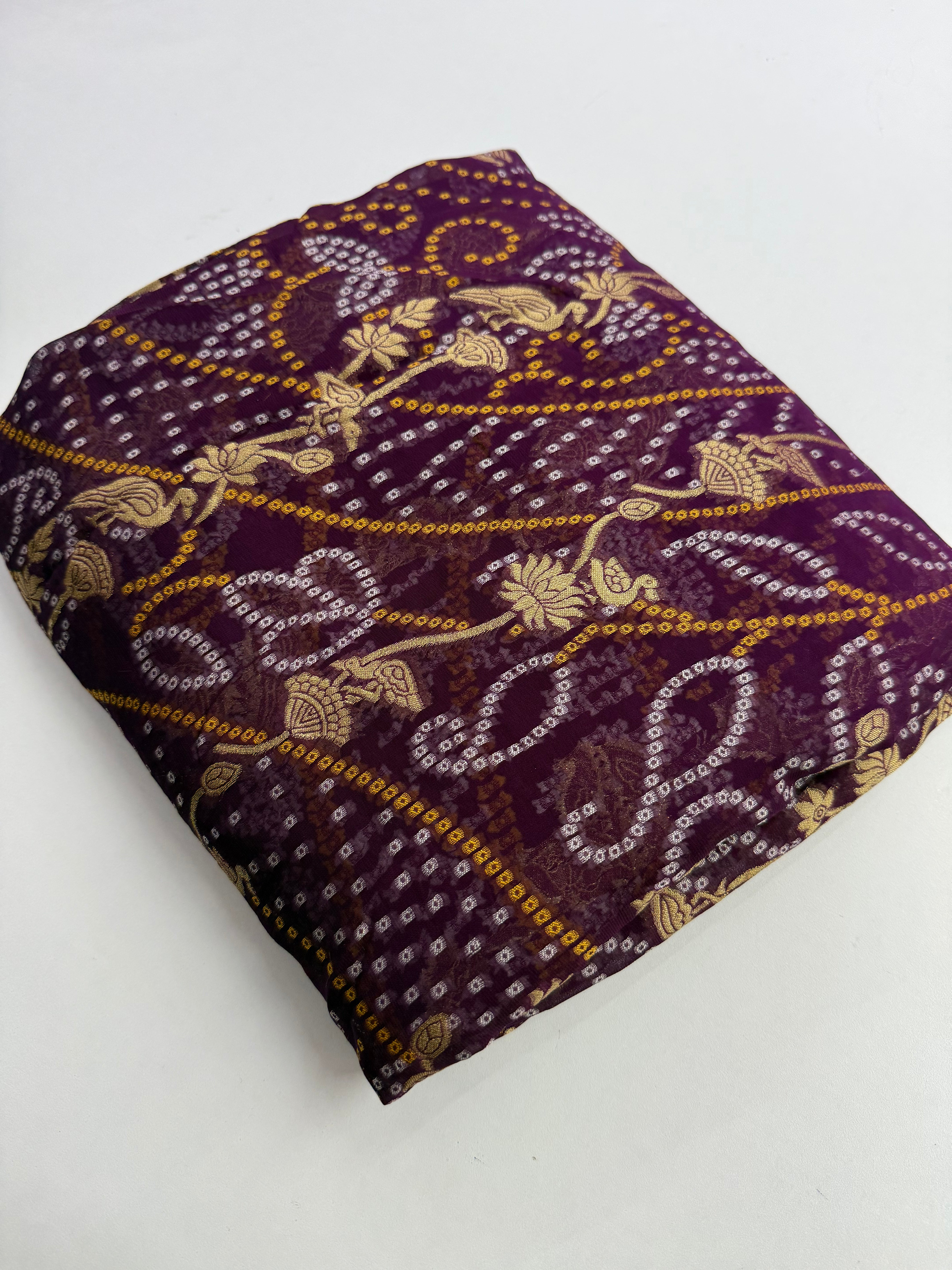 Khaddi georgette saree