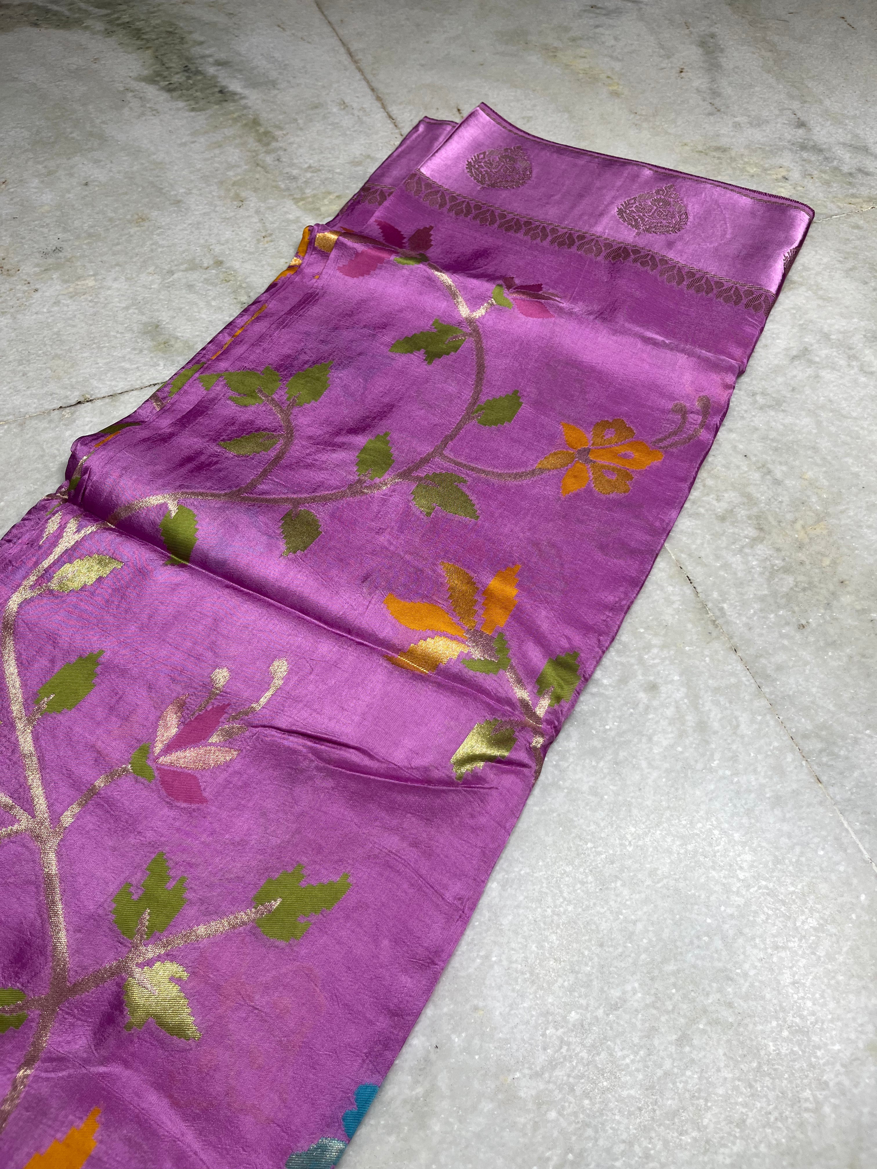Raw mango jamdani sarees