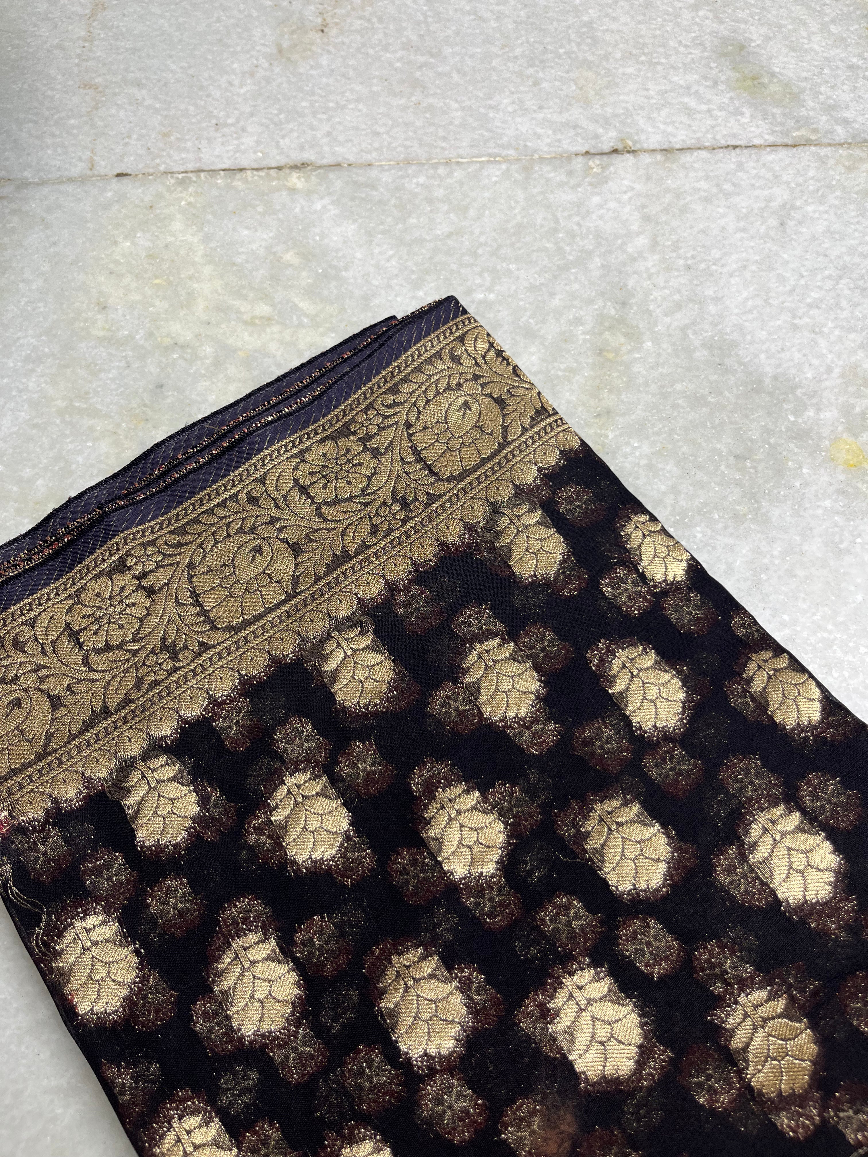 Khaddi georgette saree