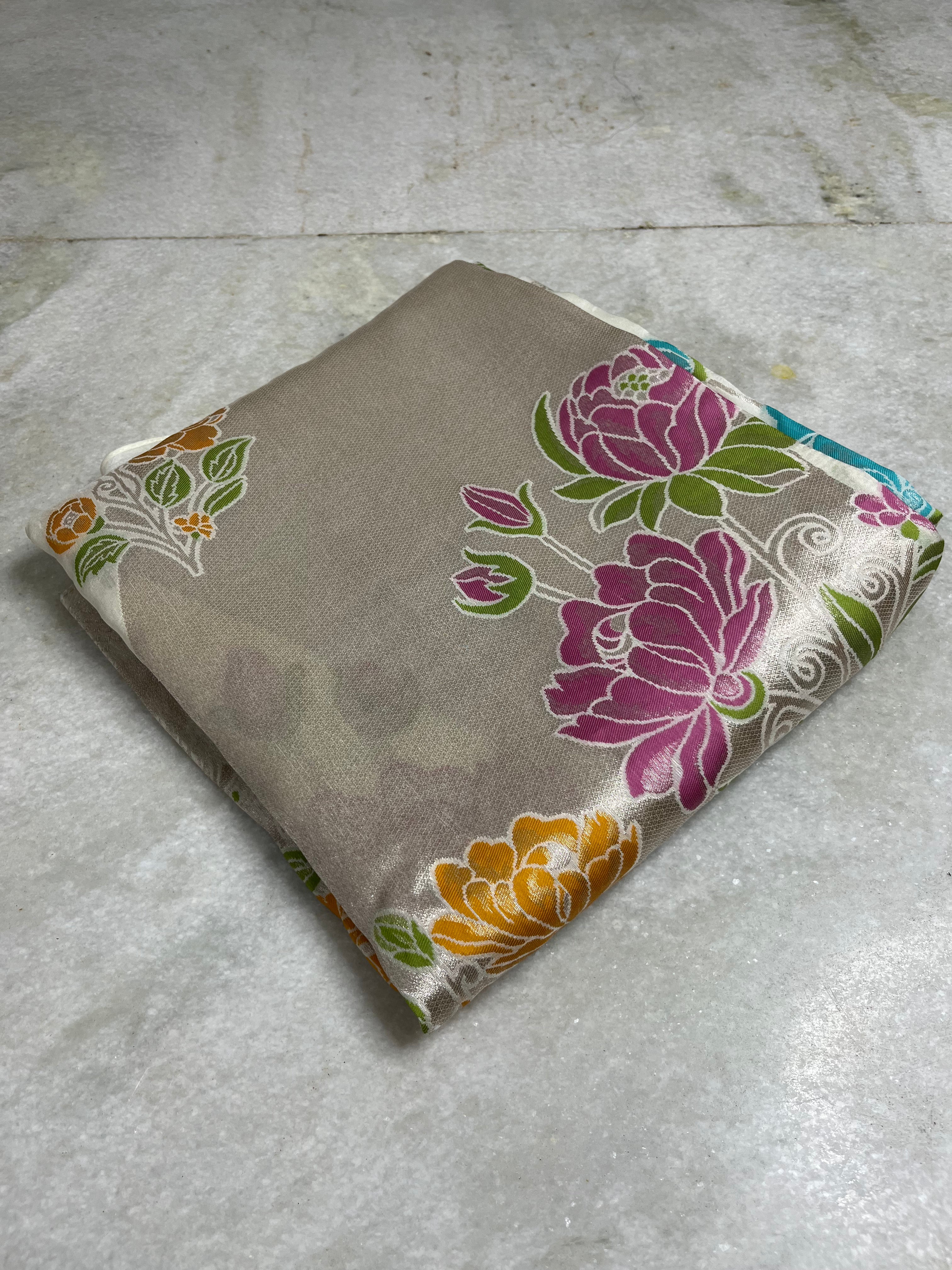 Kosa tussar georgette saree