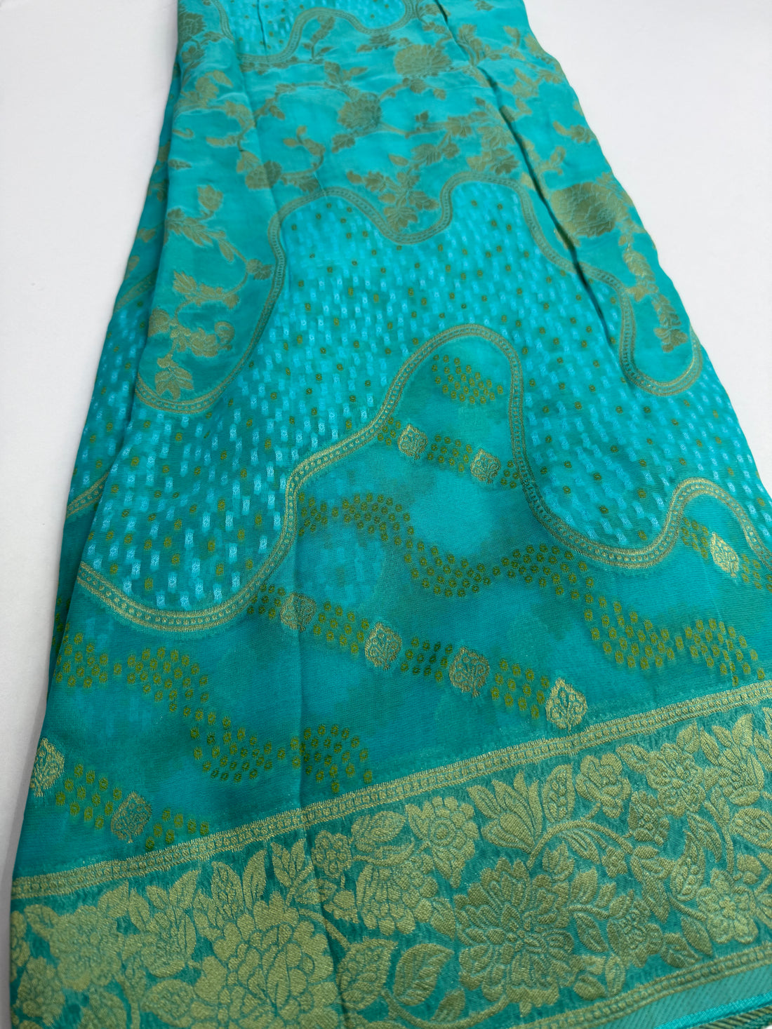 Khaddi georgette saree