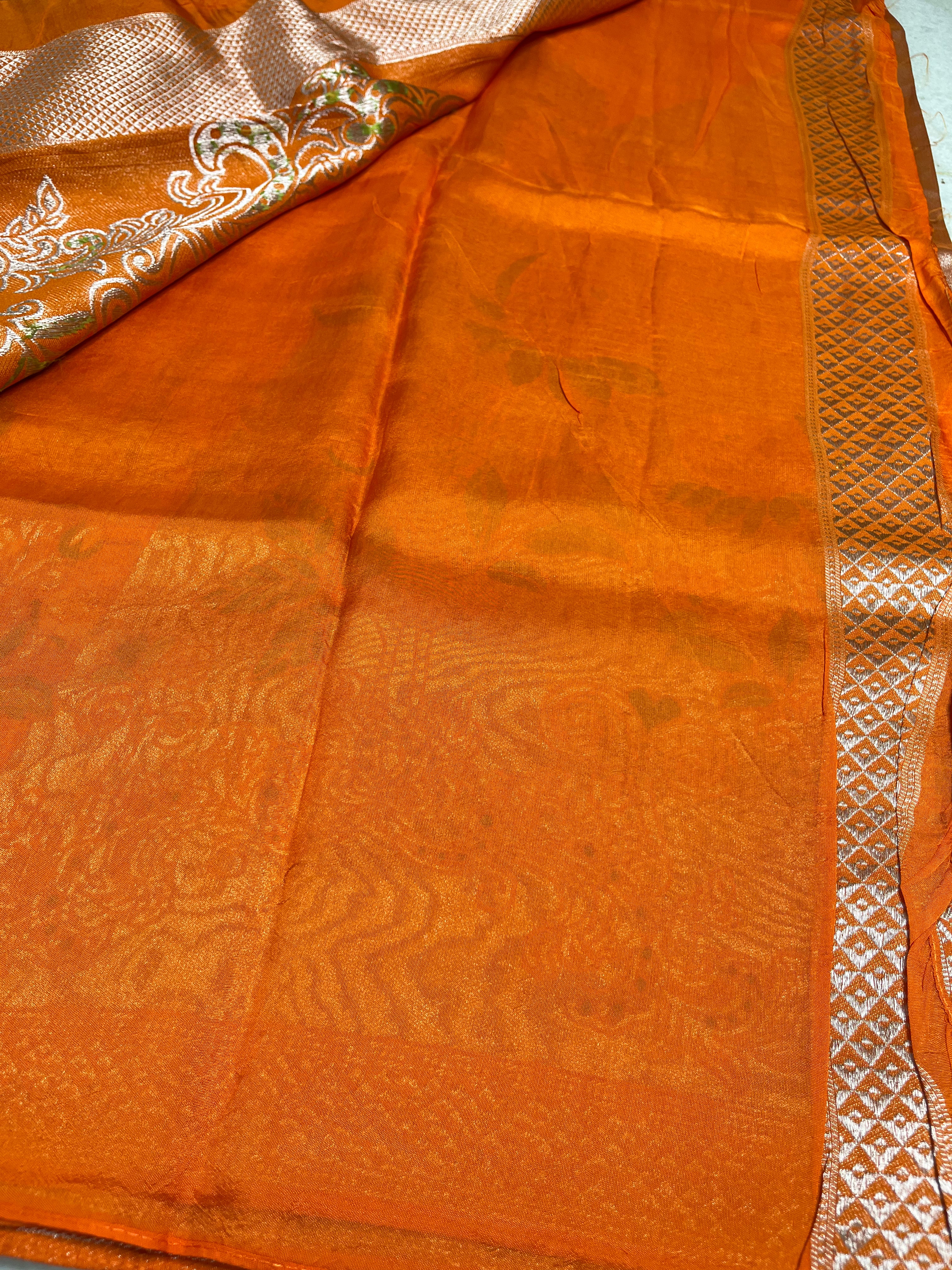 Kosa tussar georgette saree